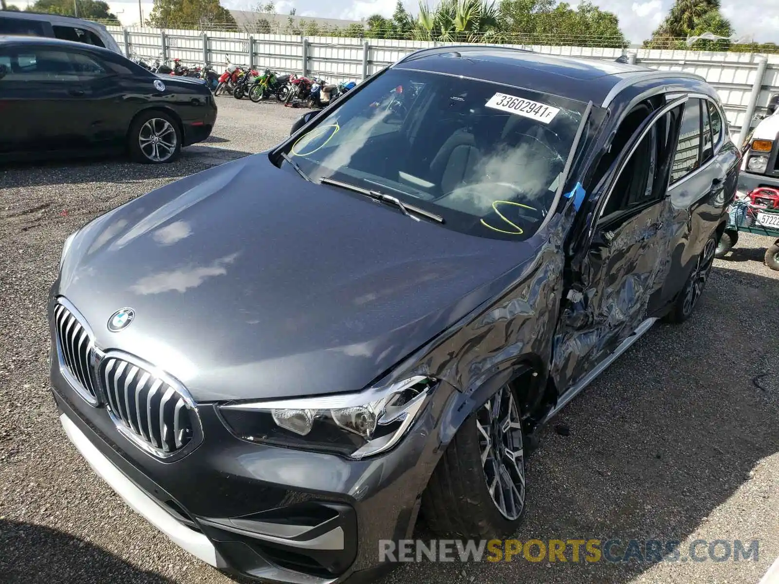 2 Photograph of a damaged car WBXJG7C07M5S08876 BMW X1 2021