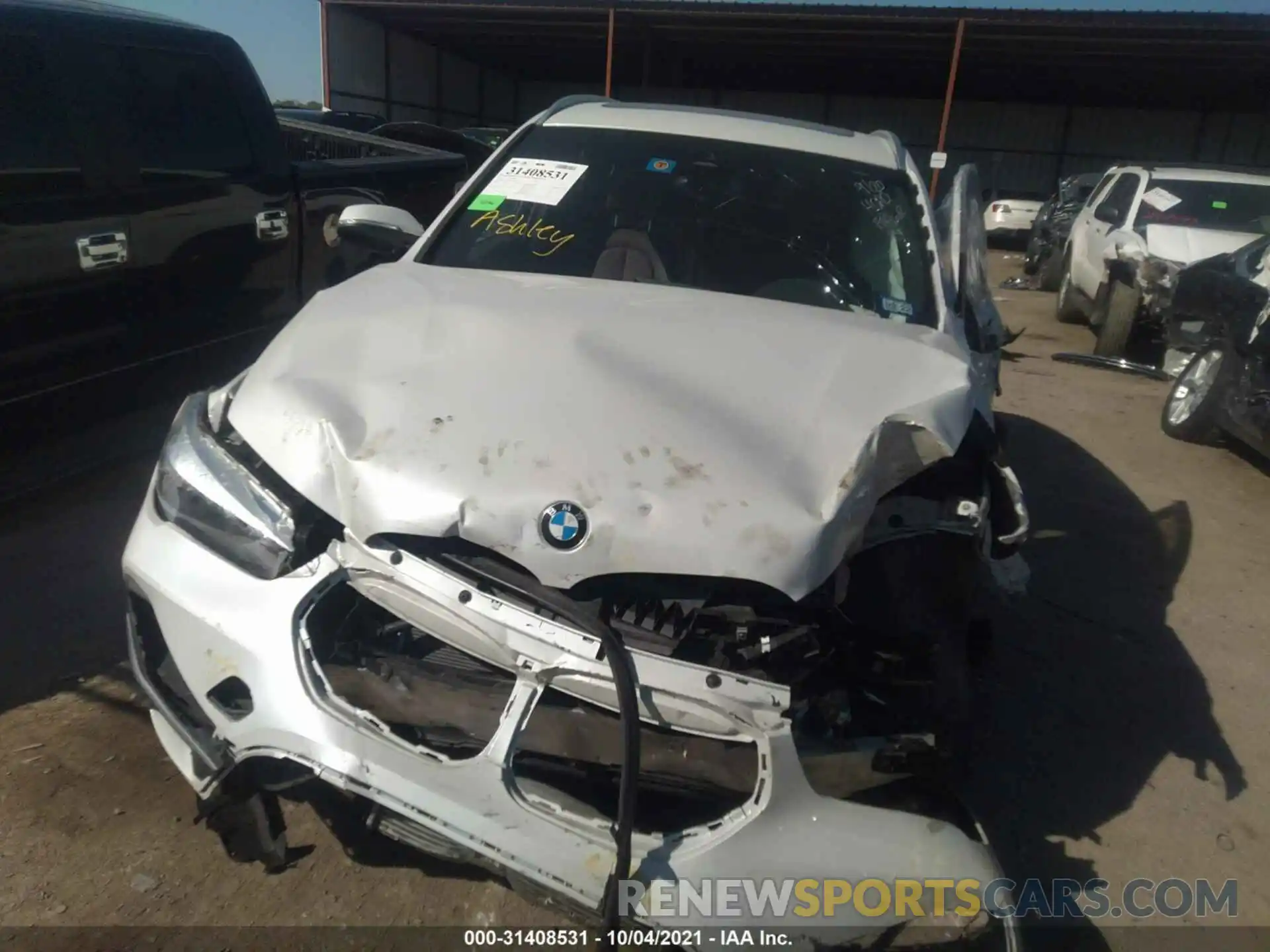 6 Photograph of a damaged car WBXJG7C07M5S10157 BMW X1 2021