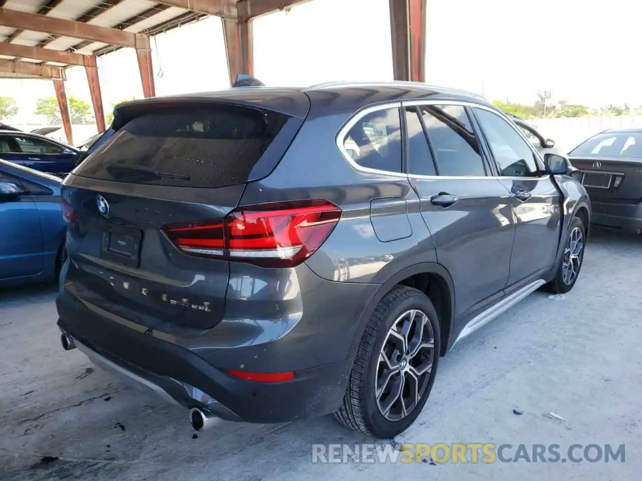 4 Photograph of a damaged car WBXJG7C07M5T45879 BMW X1 2021