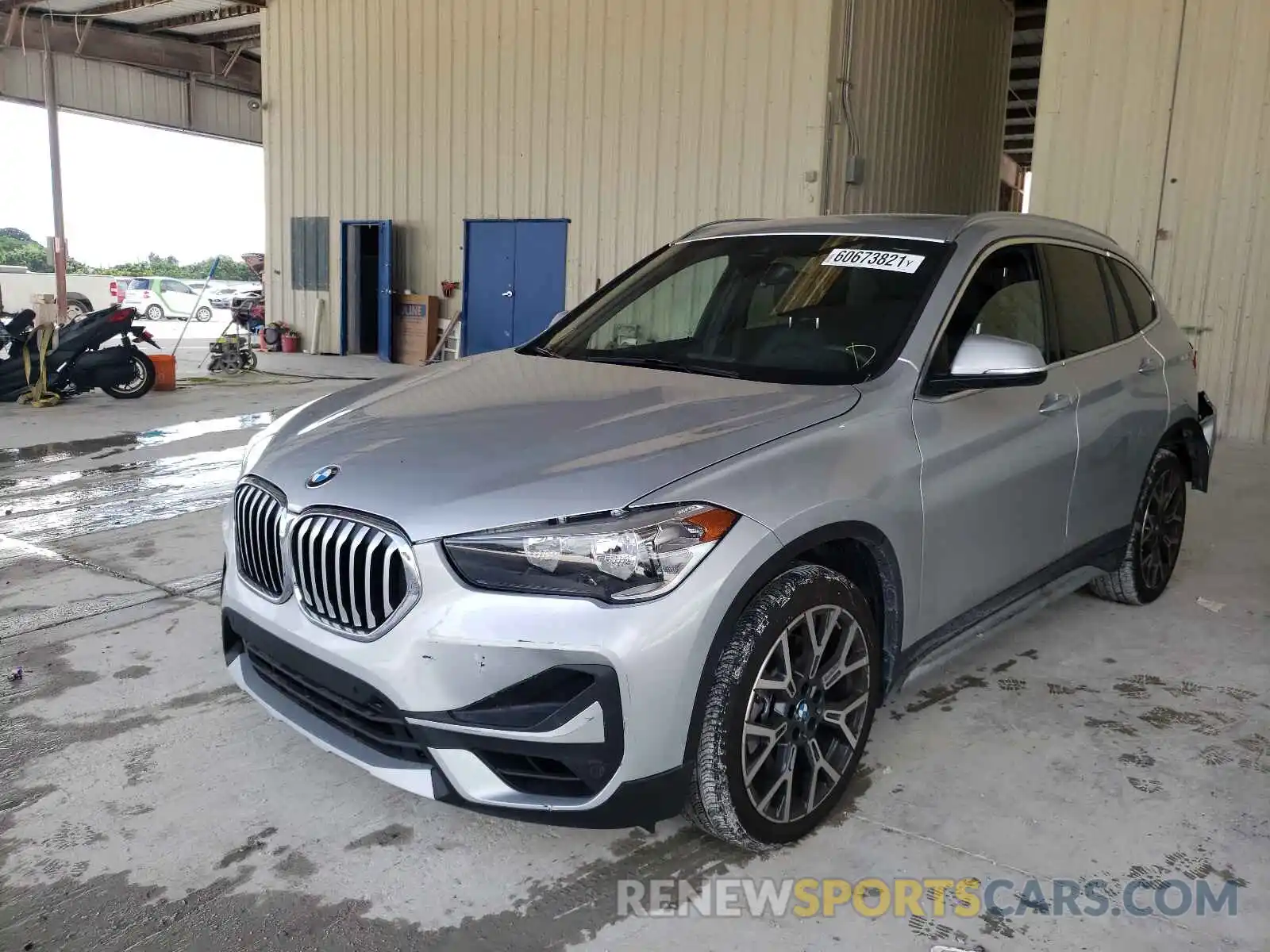 2 Photograph of a damaged car WBXJG7C07M5T56851 BMW X1 2021