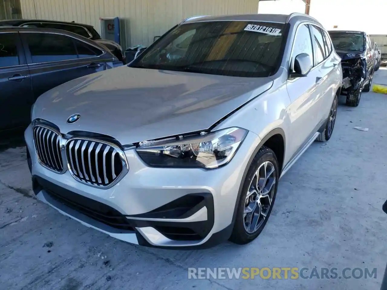 2 Photograph of a damaged car WBXJG7C07M5U00458 BMW X1 2021