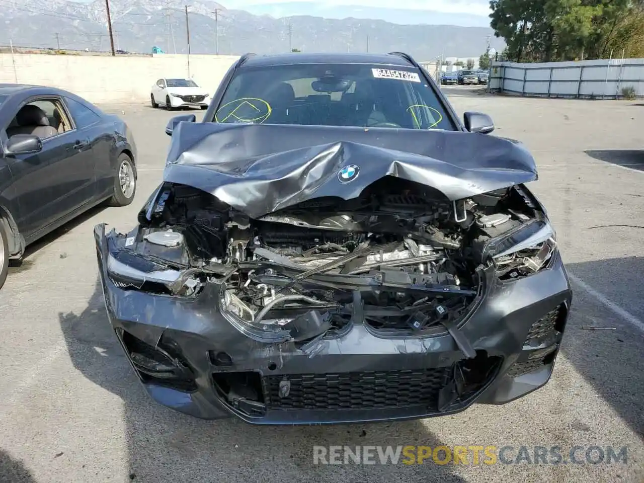 9 Photograph of a damaged car WBXJG7C07M5U23139 BMW X1 2021