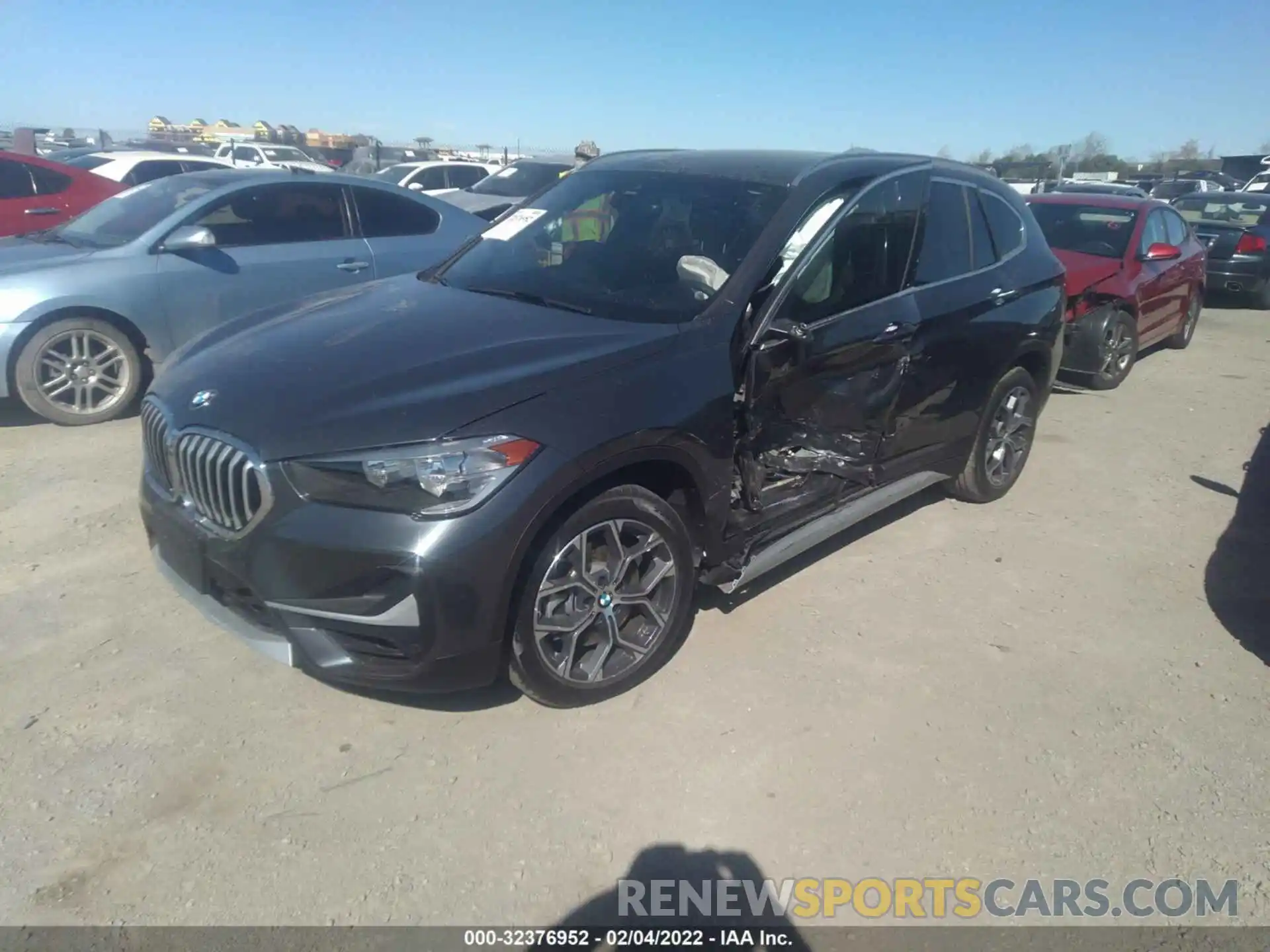 2 Photograph of a damaged car WBXJG7C08M3M65556 BMW X1 2021