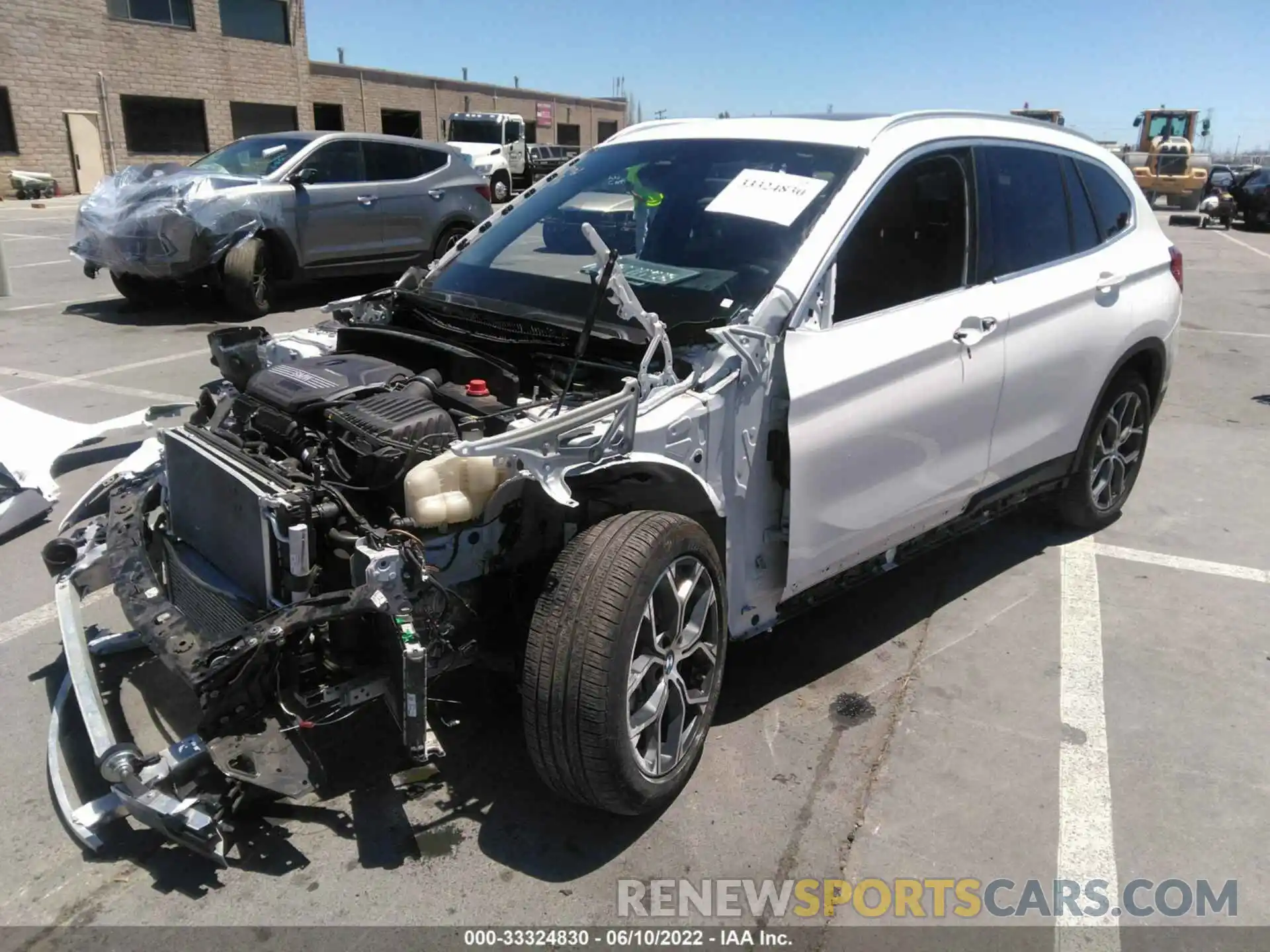 2 Photograph of a damaged car WBXJG7C08M5S75941 BMW X1 2021