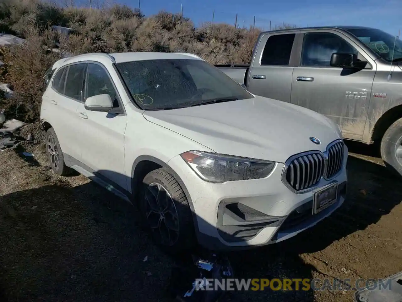 1 Photograph of a damaged car WBXJG7C08M5T70743 BMW X1 2021