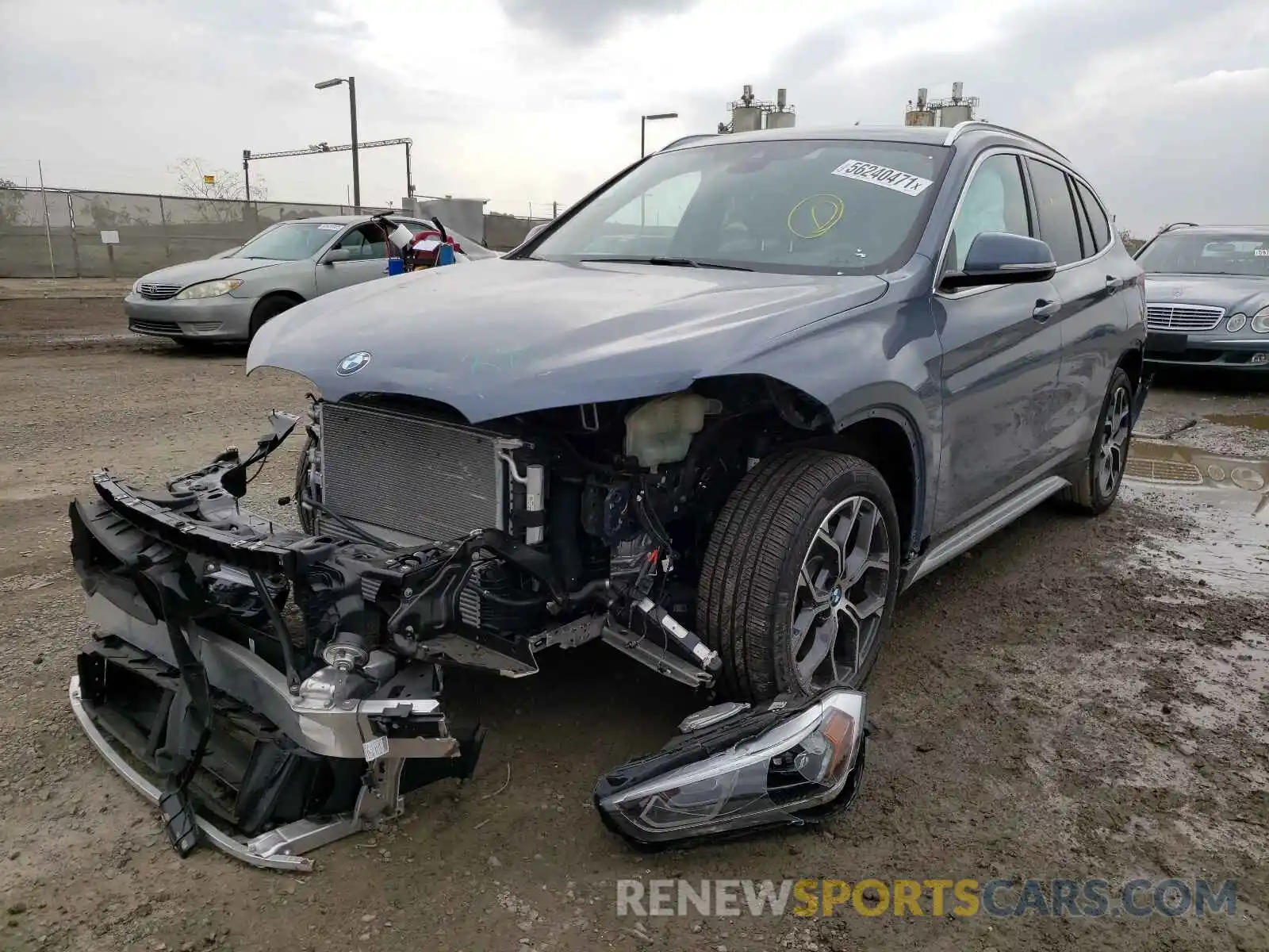 2 Photograph of a damaged car WBXJG7C09M3M68367 BMW X1 2021