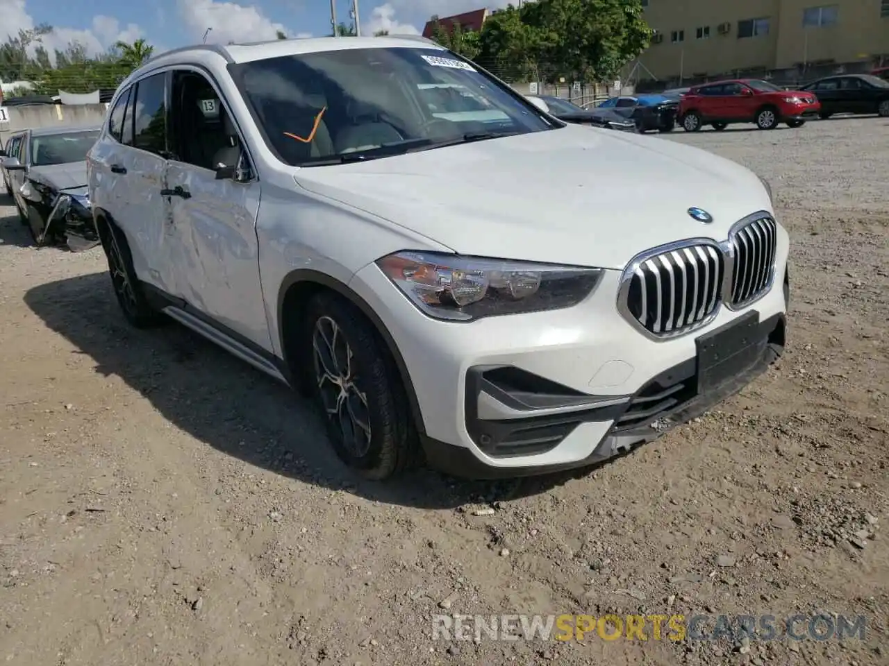 1 Photograph of a damaged car WBXJG7C09M5S95616 BMW X1 2021