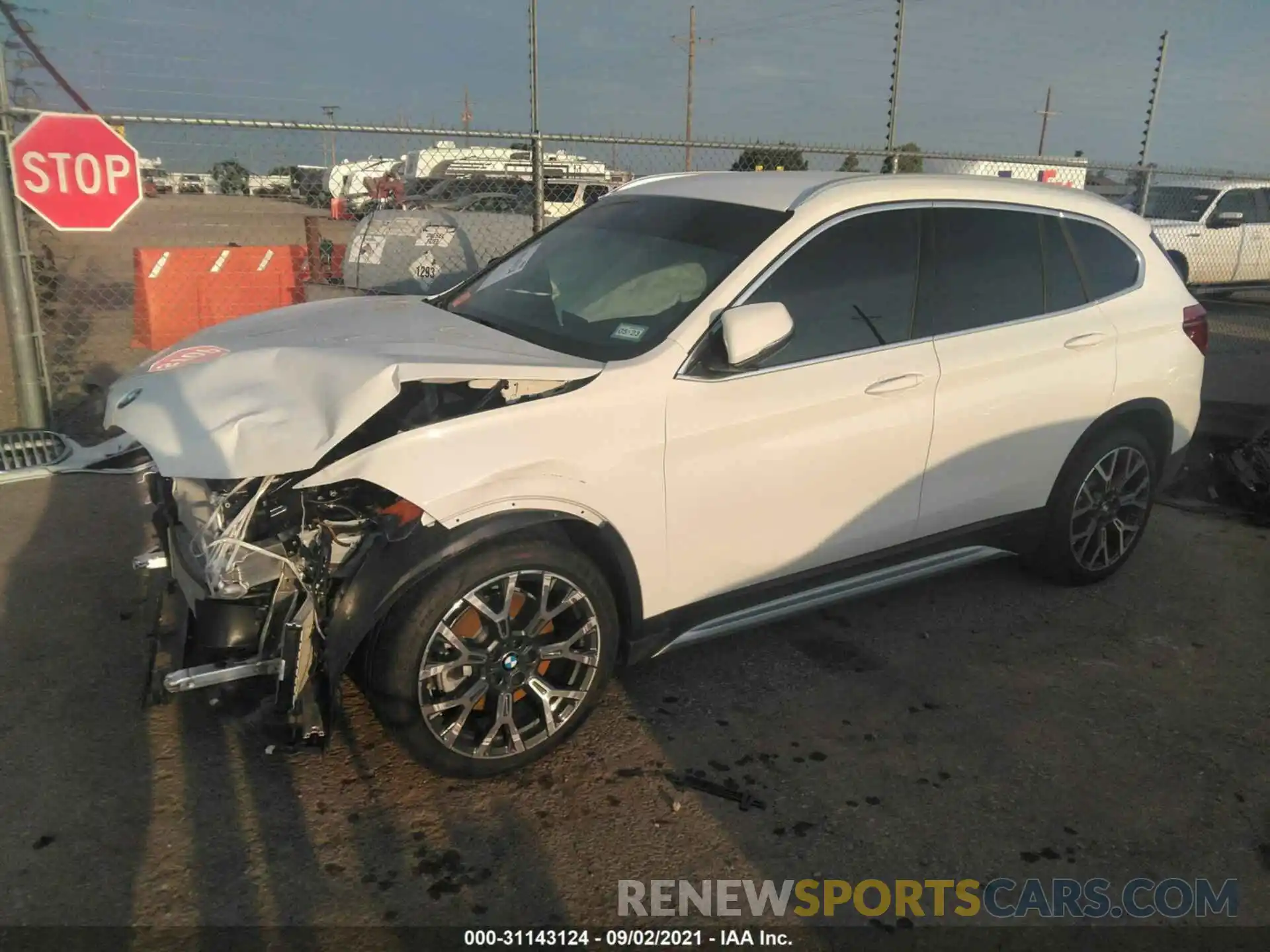 2 Photograph of a damaged car WBXJG7C09M5T29862 BMW X1 2021