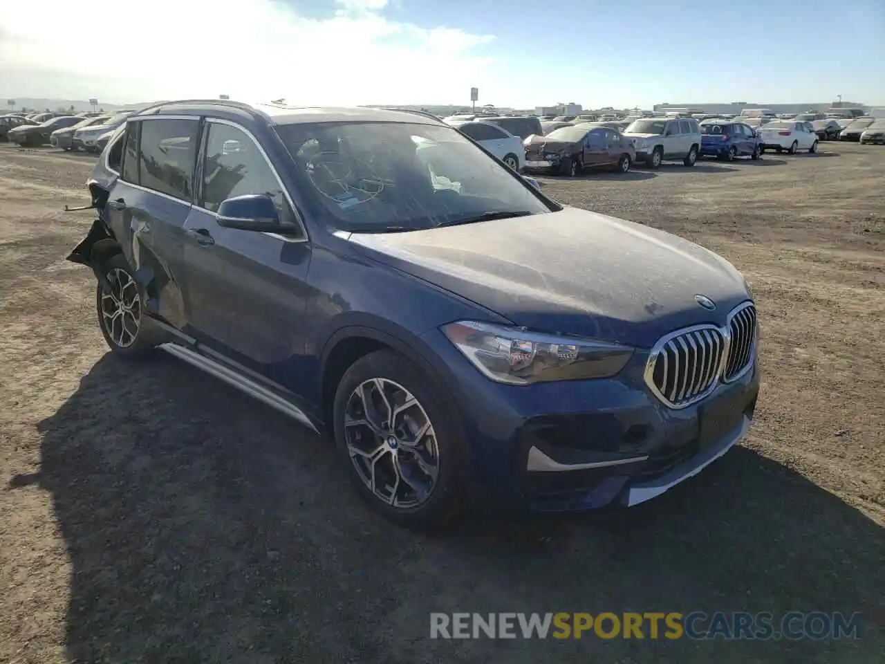 1 Photograph of a damaged car WBXJG7C09M5U28990 BMW X1 2021