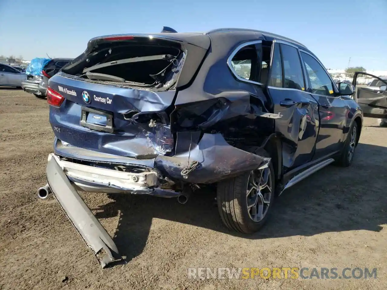 4 Photograph of a damaged car WBXJG7C09M5U28990 BMW X1 2021