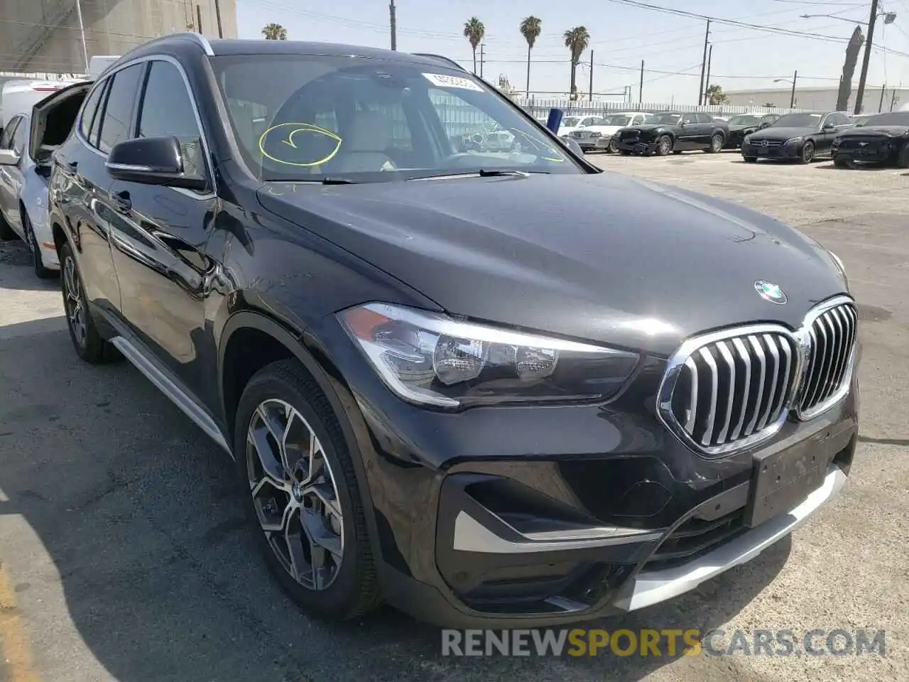 1 Photograph of a damaged car WBXJG7C0XM3M77742 BMW X1 2021