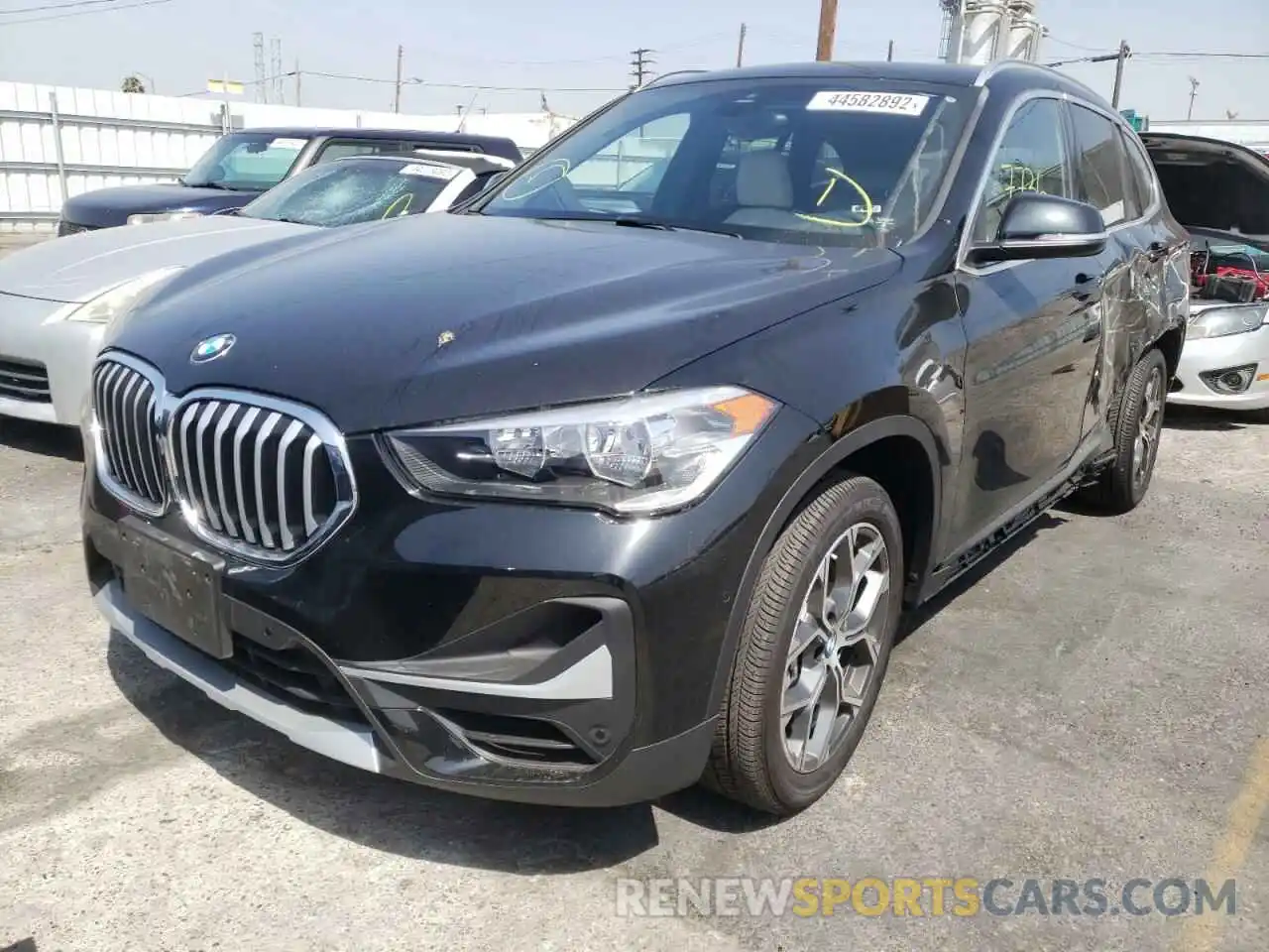 2 Photograph of a damaged car WBXJG7C0XM3M77742 BMW X1 2021