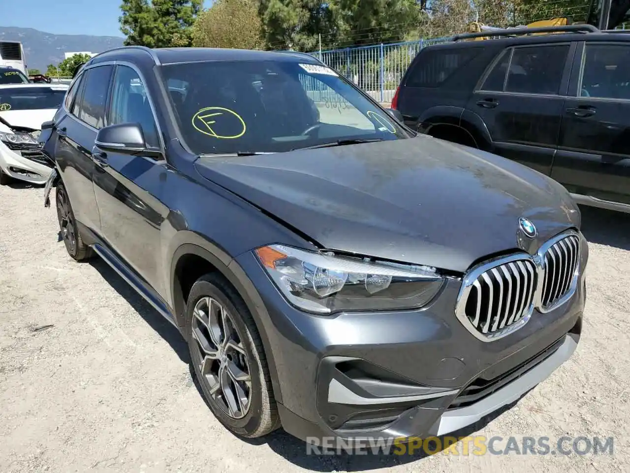 1 Photograph of a damaged car WBXJG7C0XM5S76038 BMW X1 2021