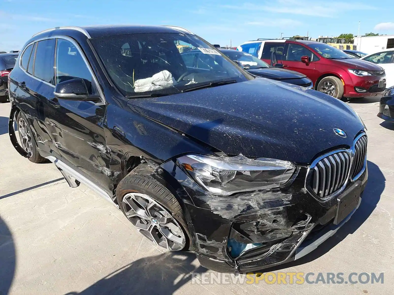 1 Photograph of a damaged car WBXJG7C0XM5S93387 BMW X1 2021