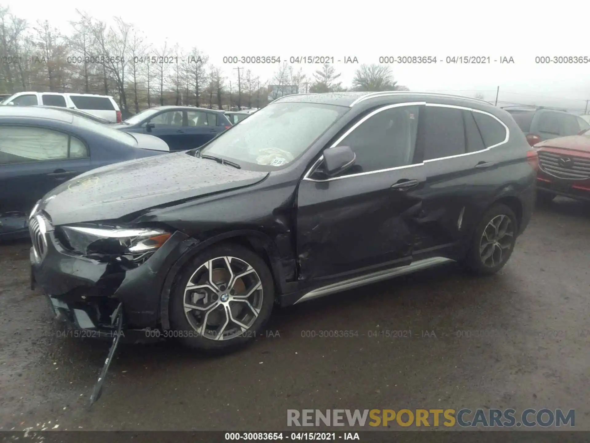 2 Photograph of a damaged car WBXJG9C00M3M75493 BMW X1 2021