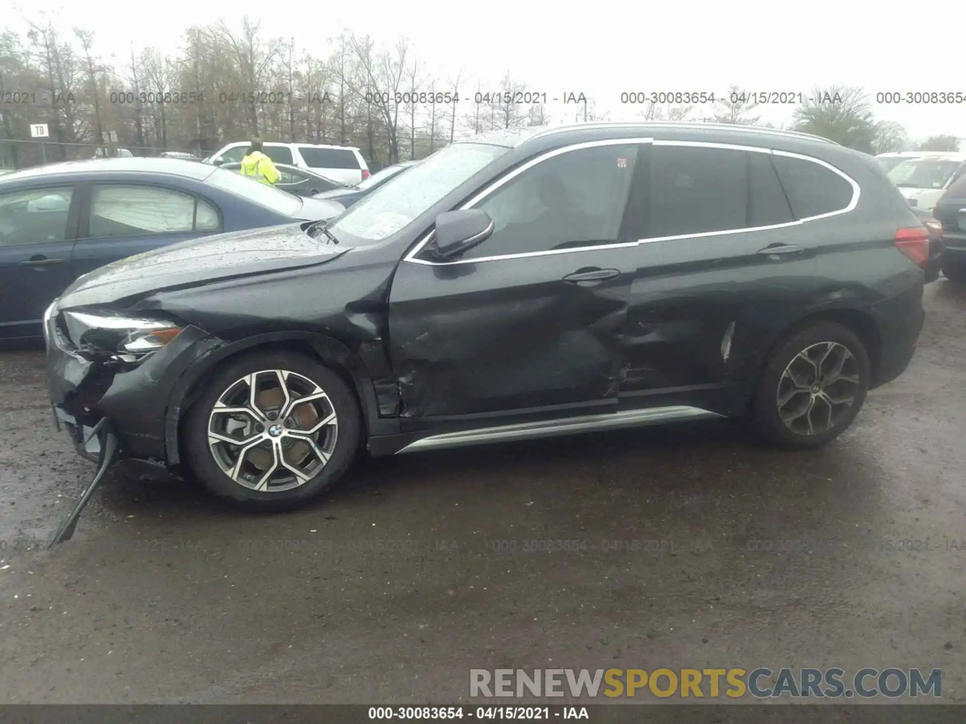 6 Photograph of a damaged car WBXJG9C00M3M75493 BMW X1 2021