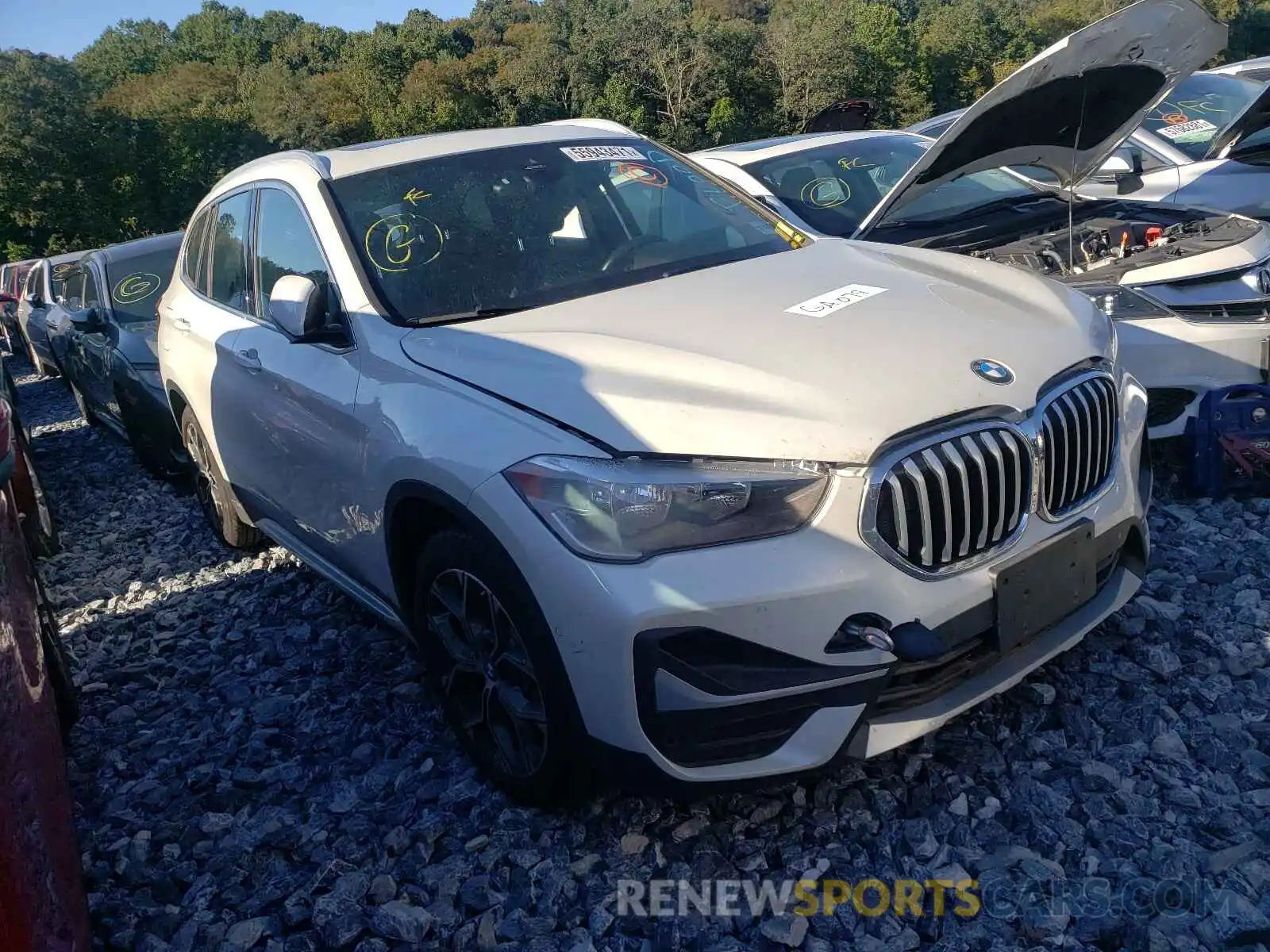 1 Photograph of a damaged car WBXJG9C00M5S29175 BMW X1 2021