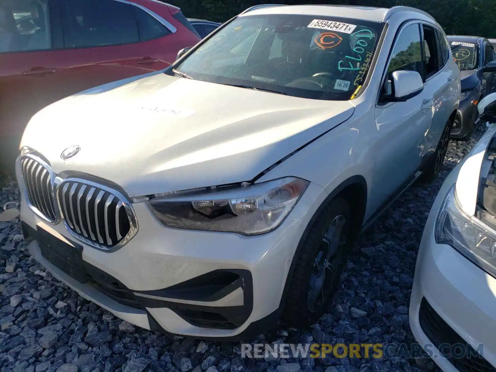 2 Photograph of a damaged car WBXJG9C00M5S29175 BMW X1 2021