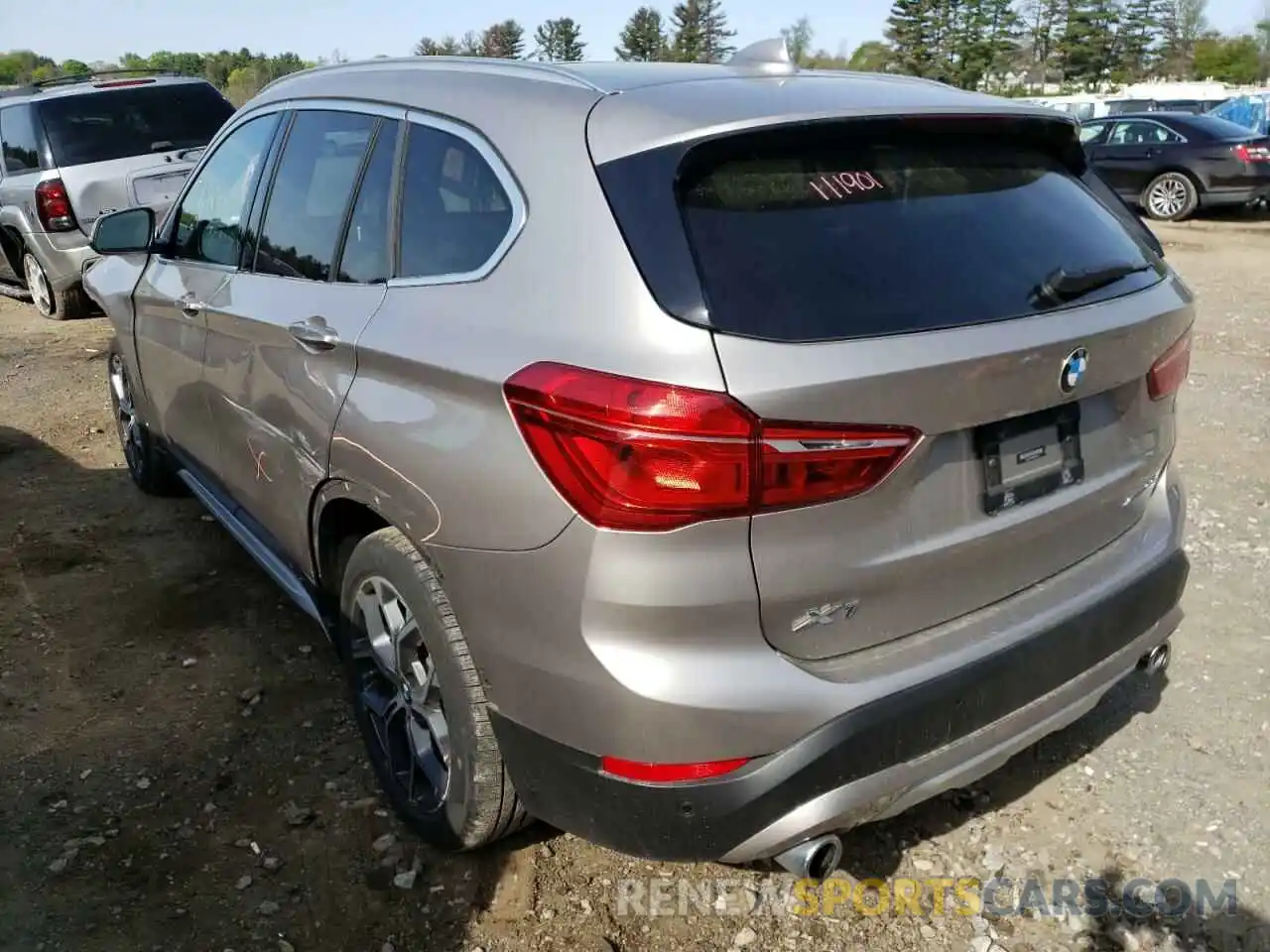 3 Фотография поврежденного автомобиля WBXJG9C00M5T05137 BMW X1 2021