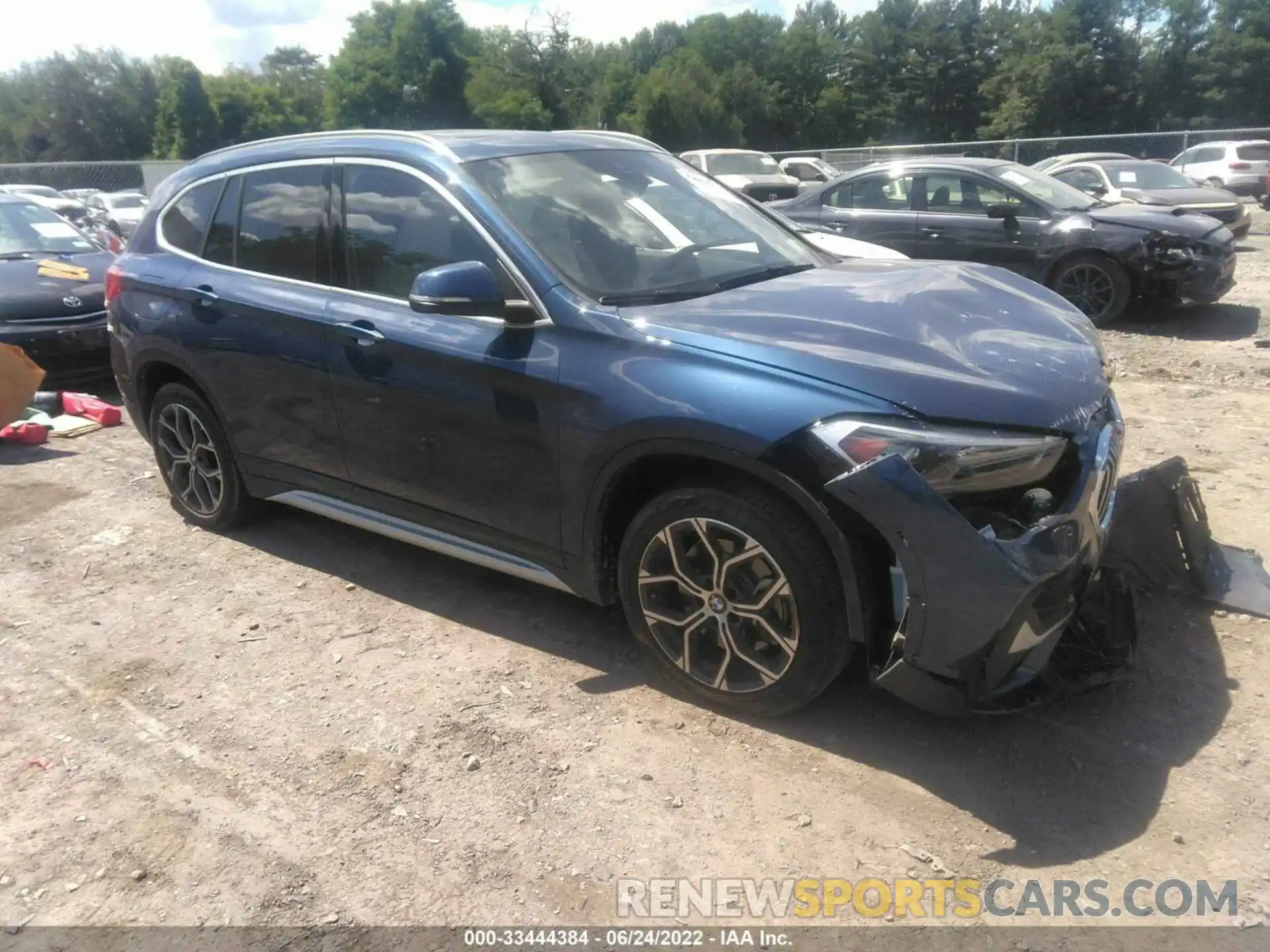 1 Photograph of a damaged car WBXJG9C00M5T60834 BMW X1 2021