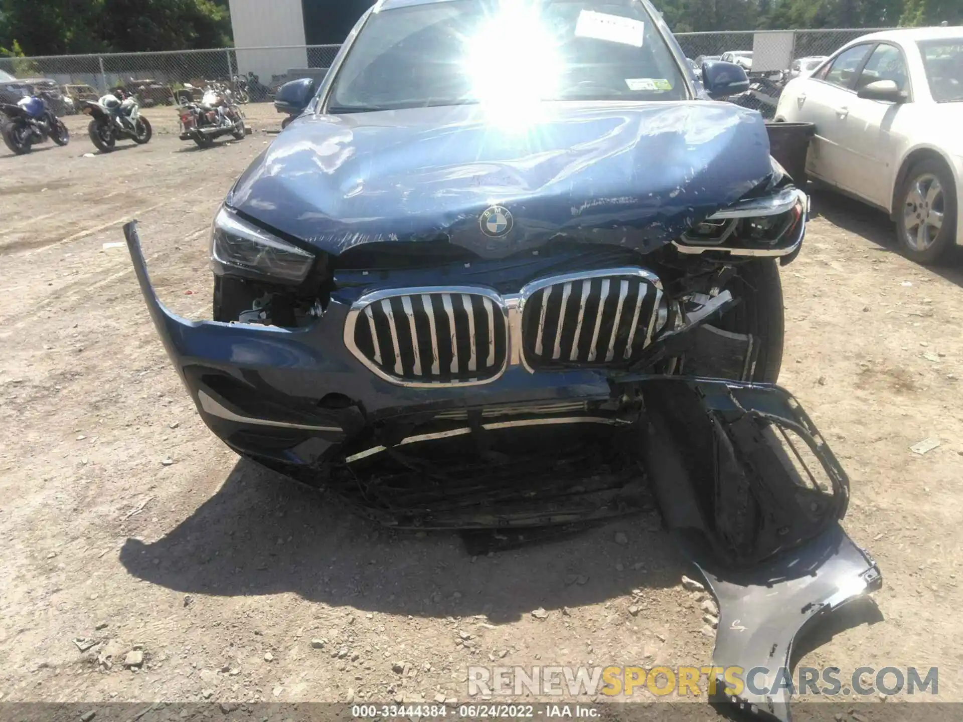 6 Photograph of a damaged car WBXJG9C00M5T60834 BMW X1 2021