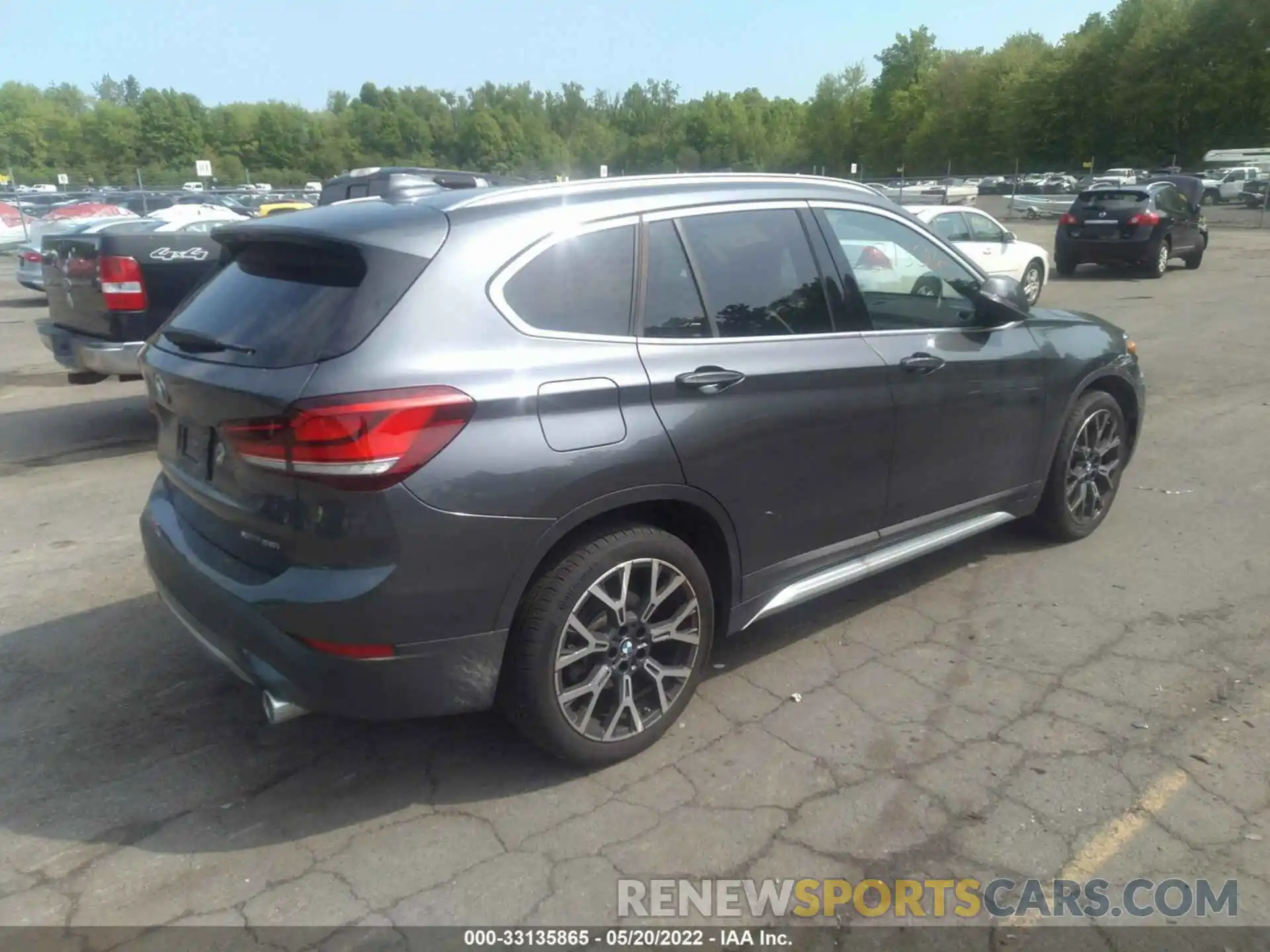 4 Photograph of a damaged car WBXJG9C00M5T82090 BMW X1 2021