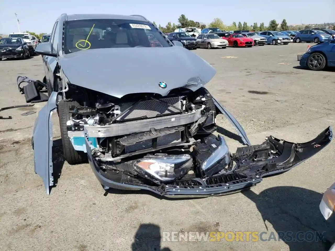 9 Photograph of a damaged car WBXJG9C00M5T93008 BMW X1 2021