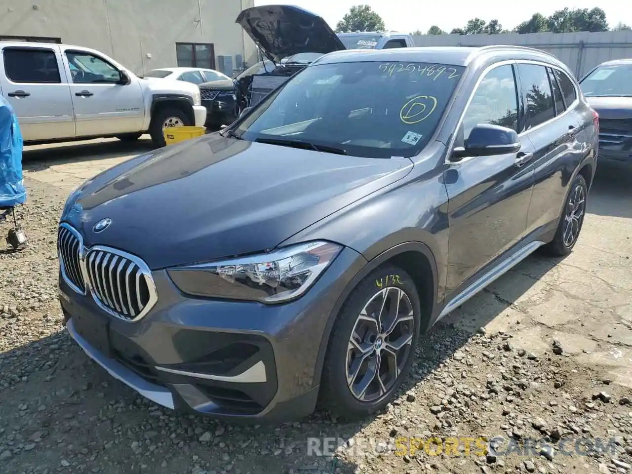 2 Photograph of a damaged car WBXJG9C00M5U01365 BMW X1 2021