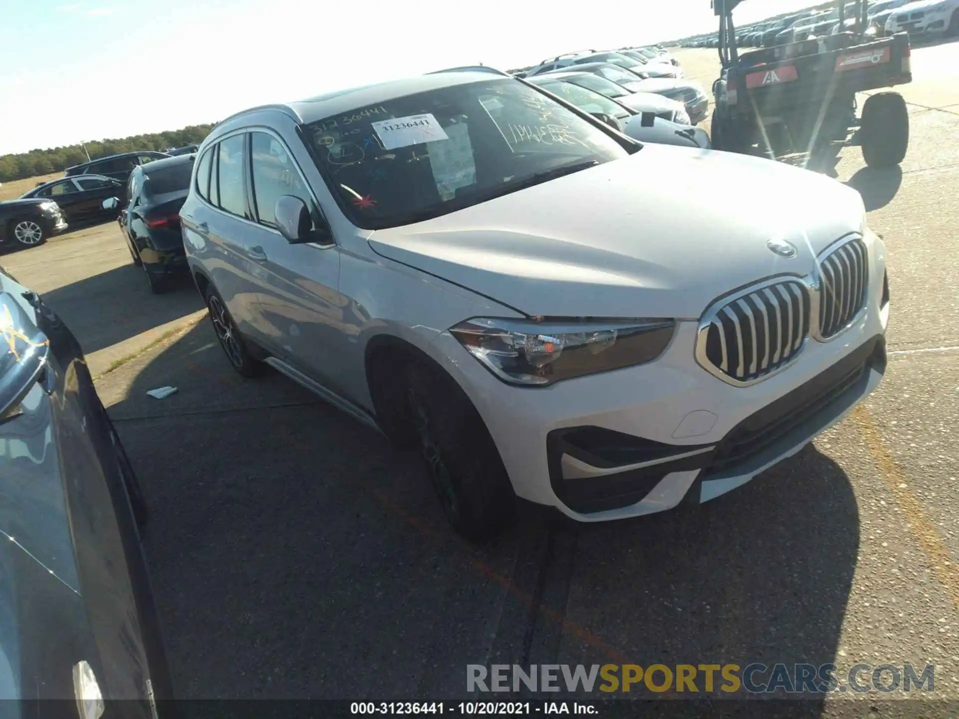 1 Photograph of a damaged car WBXJG9C01M5S35342 BMW X1 2021