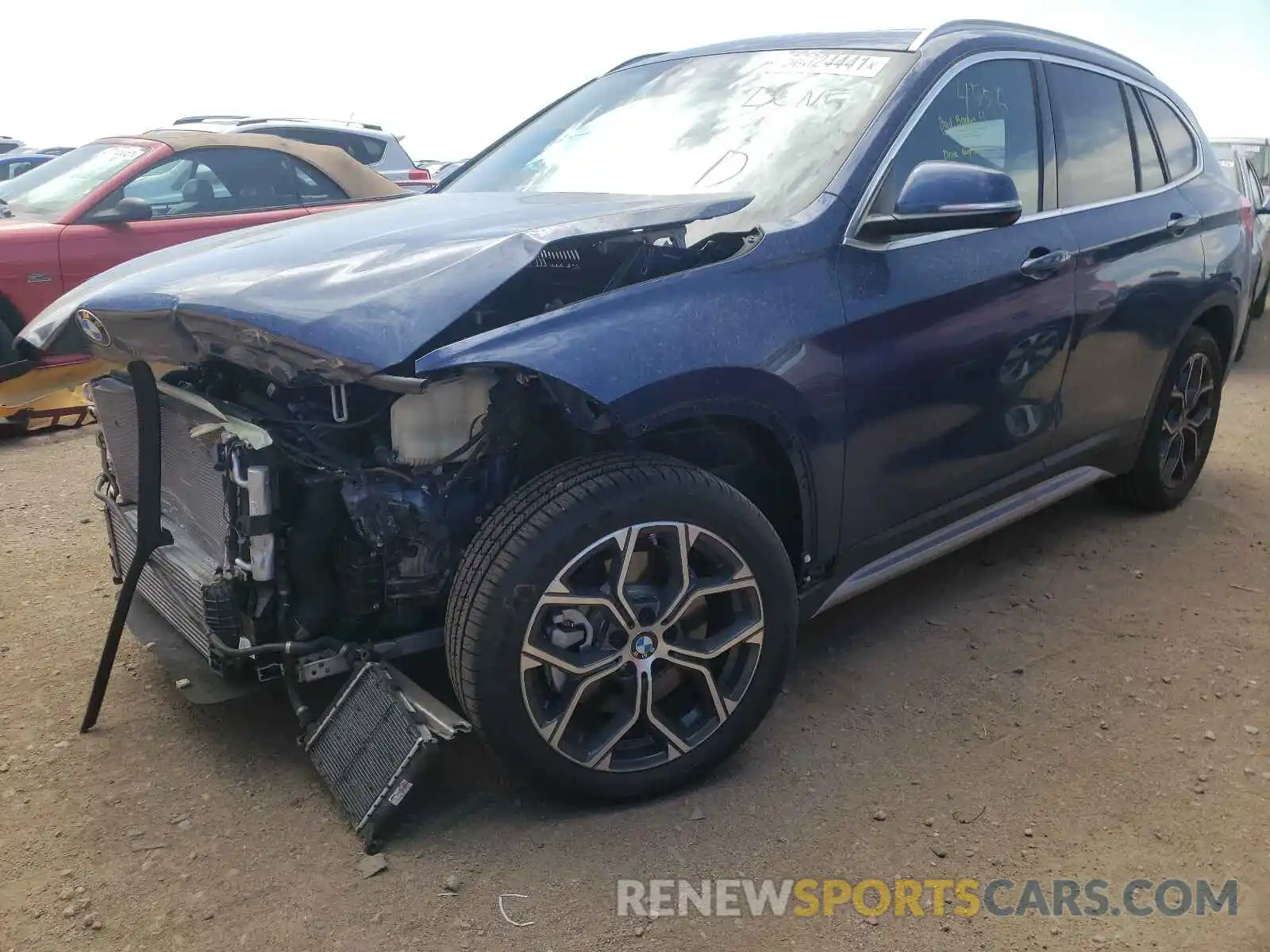 2 Photograph of a damaged car WBXJG9C01M5S66705 BMW X1 2021