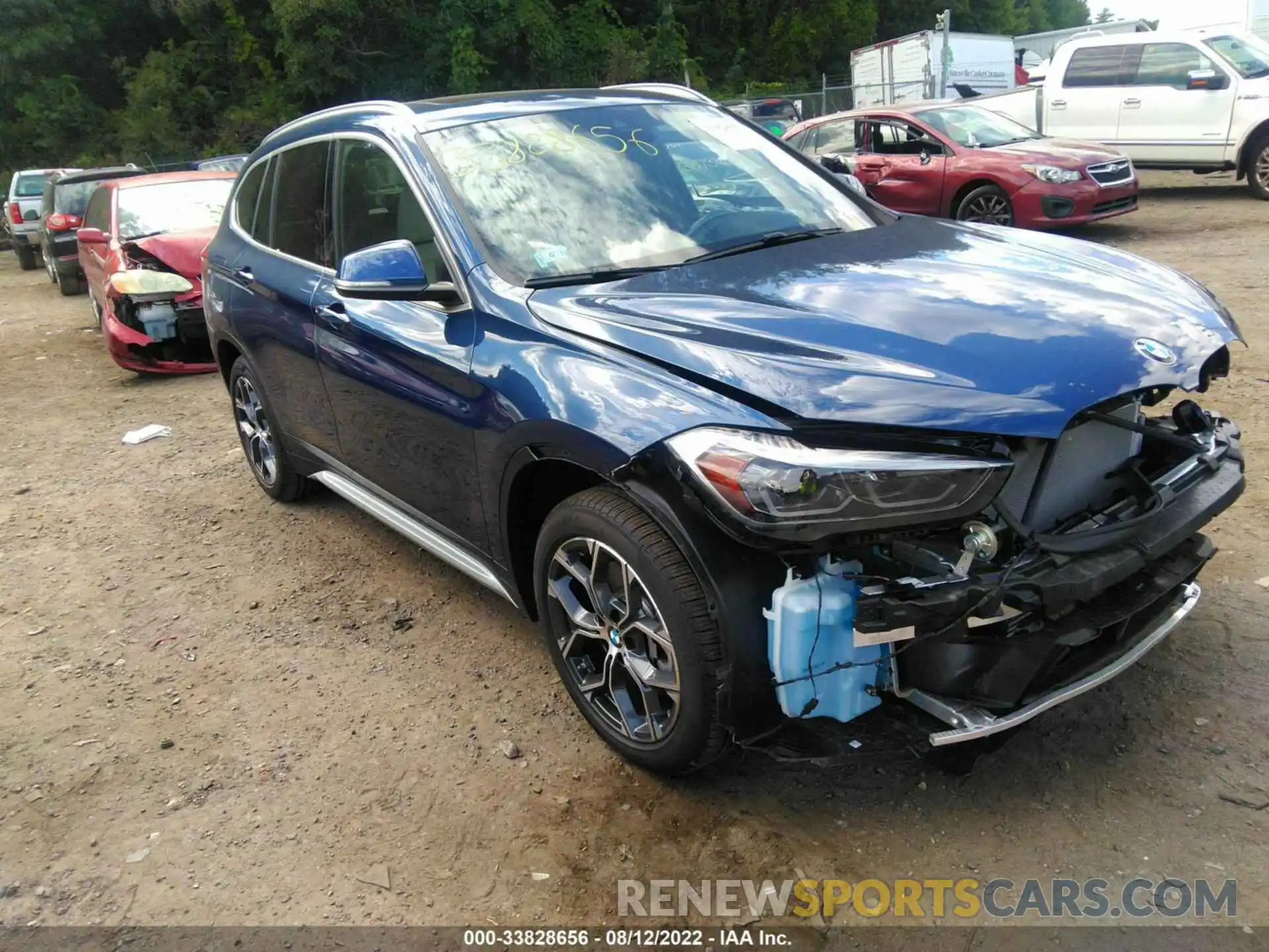 1 Photograph of a damaged car WBXJG9C01M5T66318 BMW X1 2021