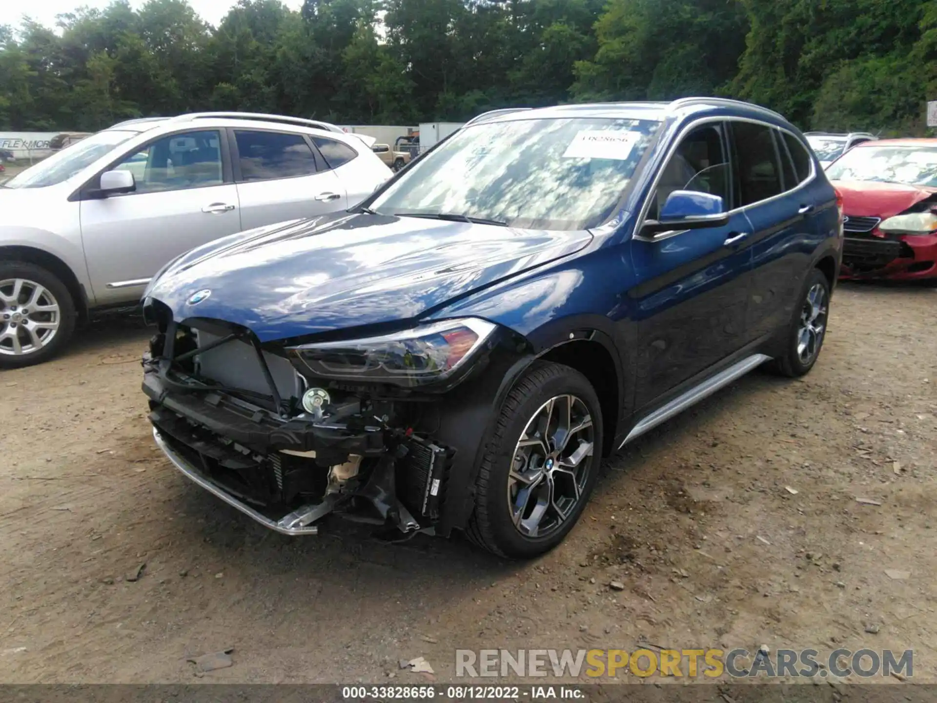 2 Photograph of a damaged car WBXJG9C01M5T66318 BMW X1 2021