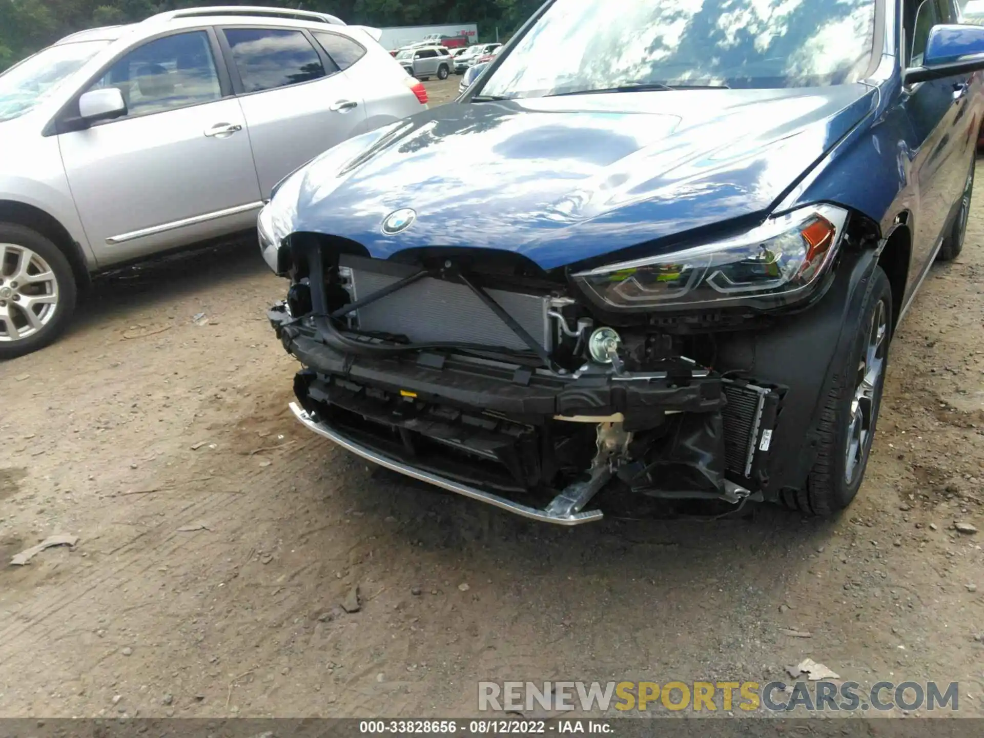 6 Photograph of a damaged car WBXJG9C01M5T66318 BMW X1 2021