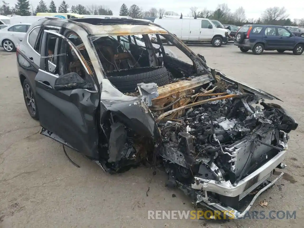 1 Photograph of a damaged car WBXJG9C01M5T96550 BMW X1 2021