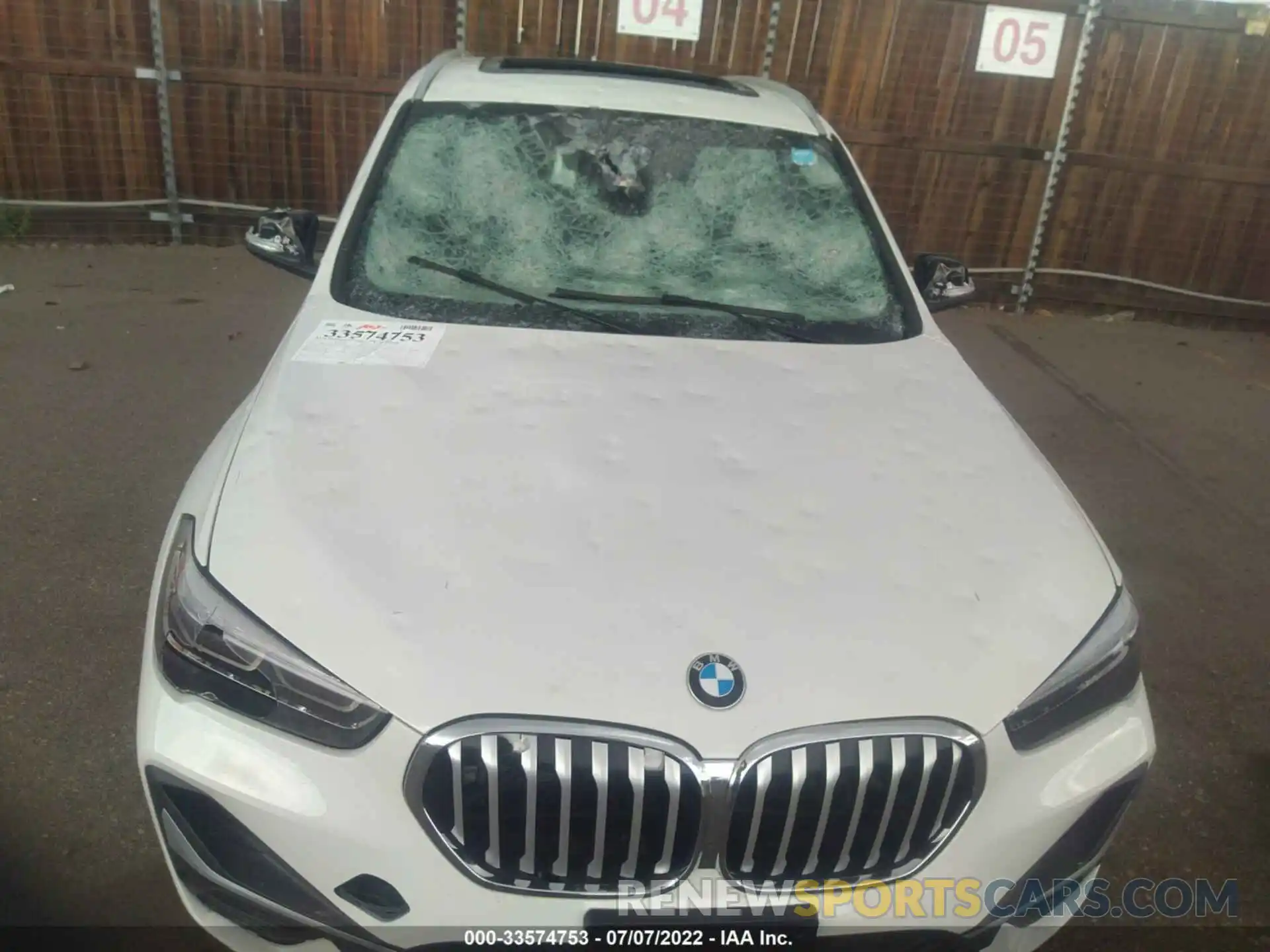 6 Photograph of a damaged car WBXJG9C02M3M67220 BMW X1 2021