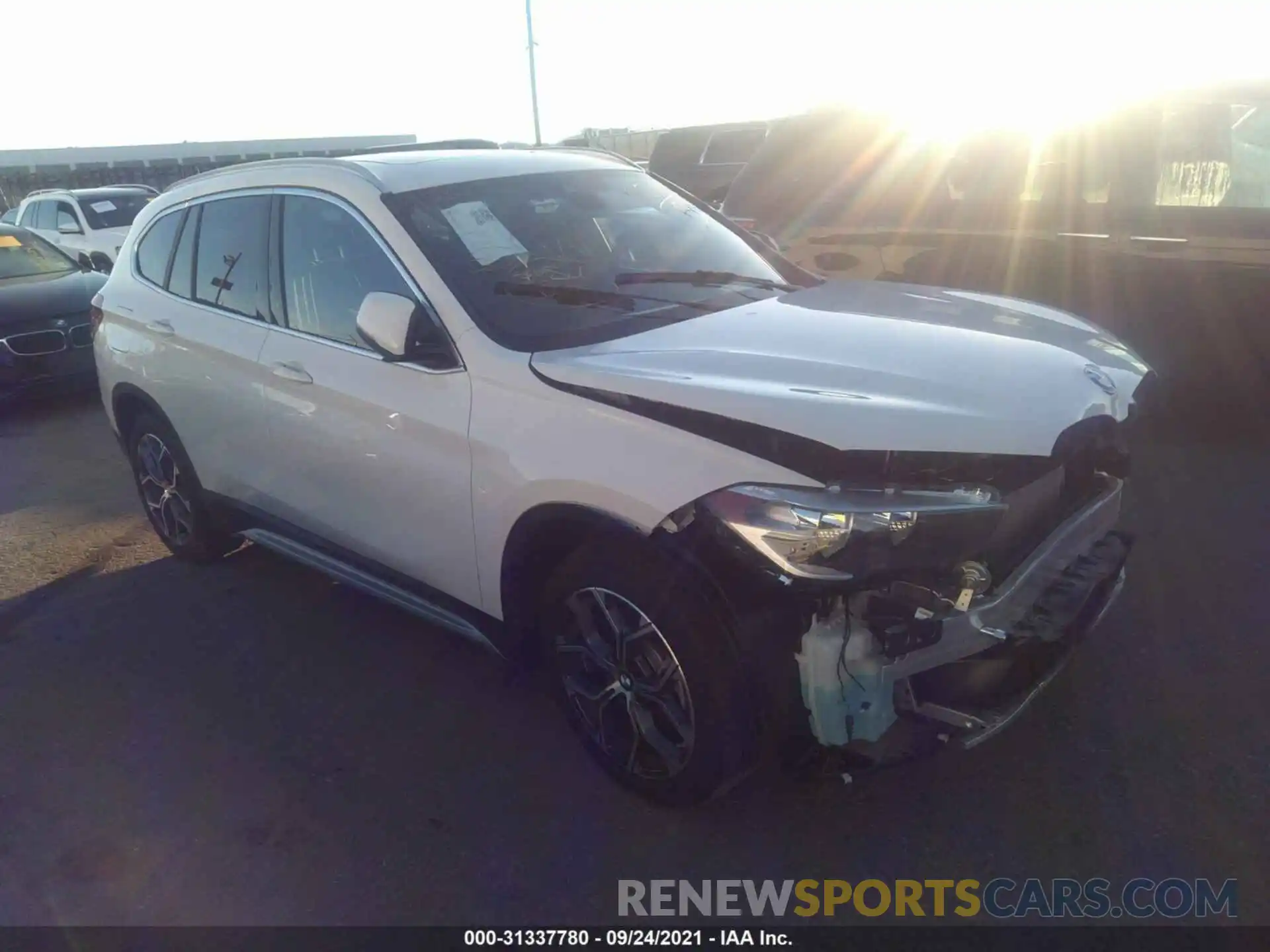 1 Photograph of a damaged car WBXJG9C02M3M67282 BMW X1 2021