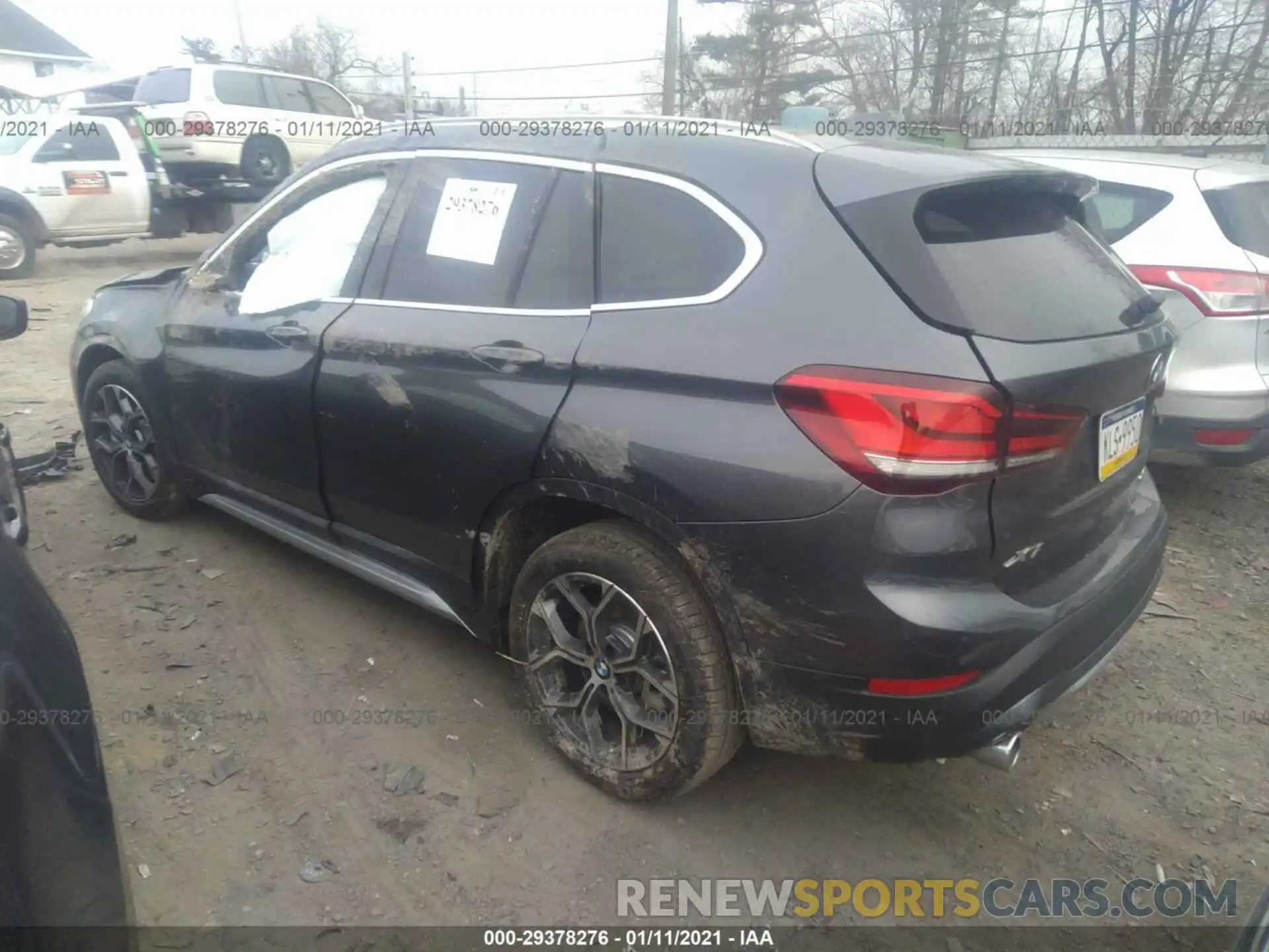 3 Photograph of a damaged car WBXJG9C02M3M73454 BMW X1 2021