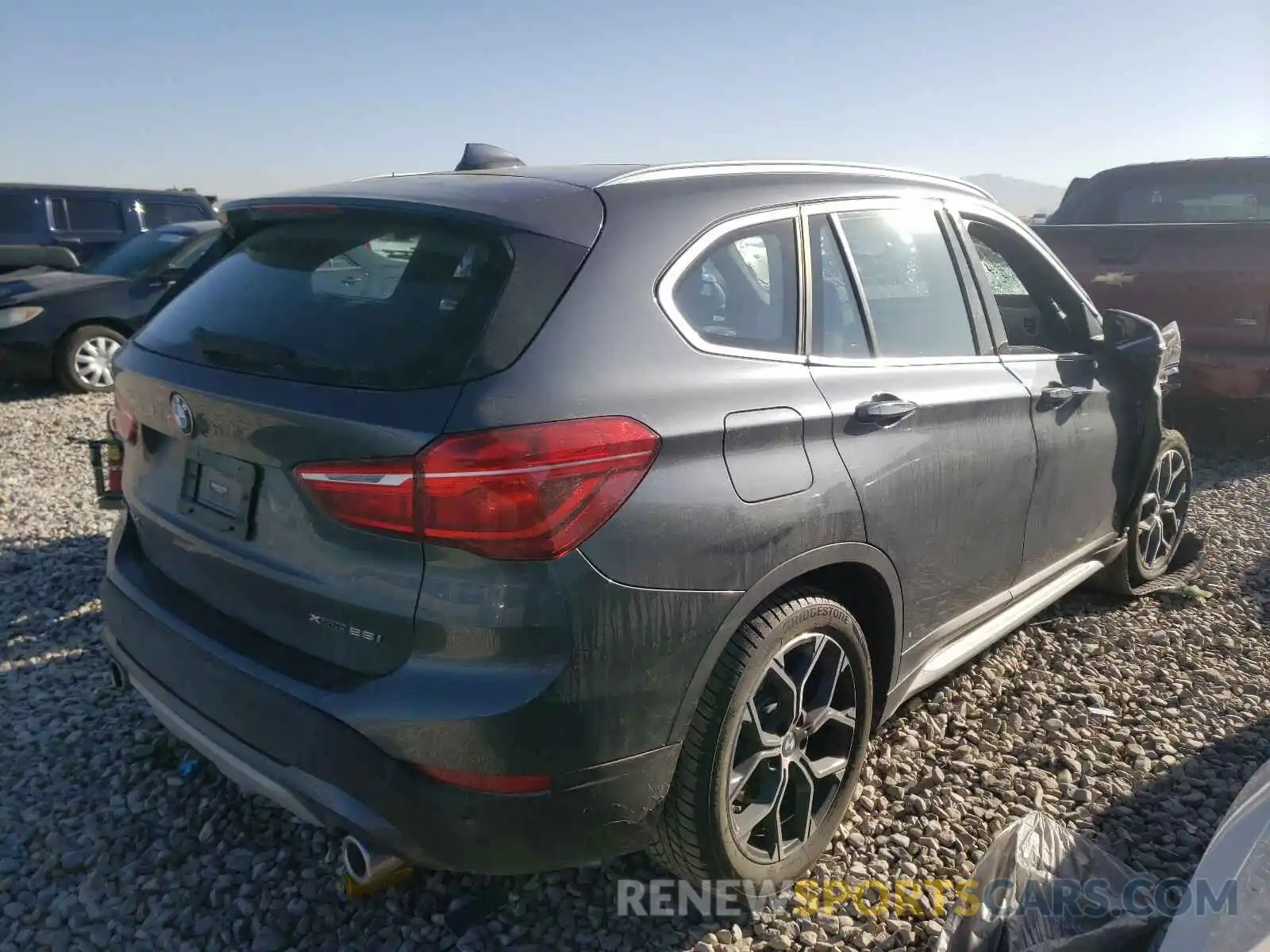 4 Photograph of a damaged car WBXJG9C02M5S02141 BMW X1 2021