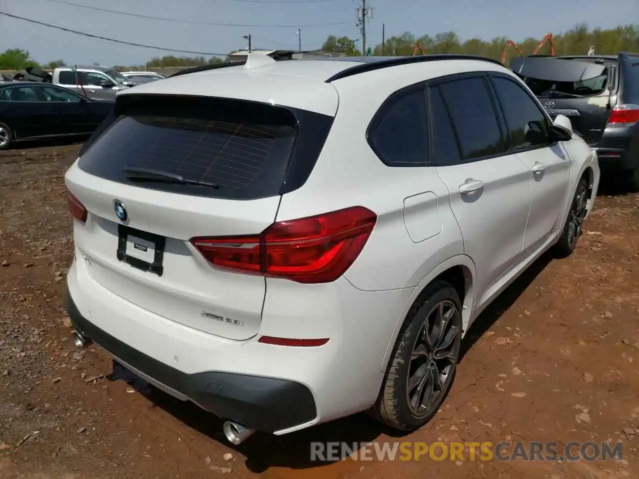 4 Photograph of a damaged car WBXJG9C02M5S05220 BMW X1 2021