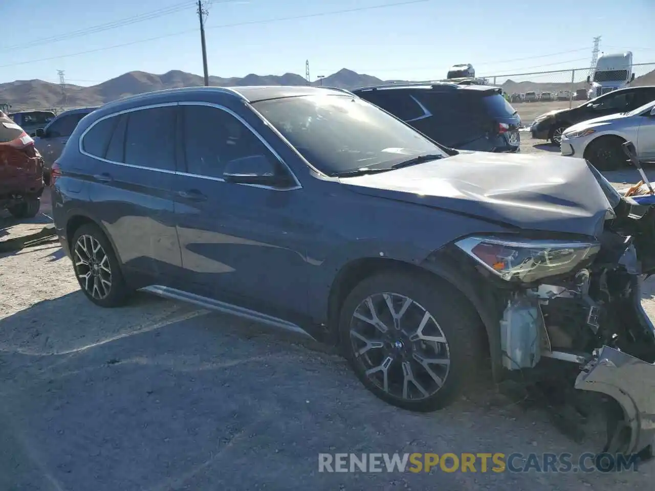 4 Photograph of a damaged car WBXJG9C02M5S16282 BMW X1 2021