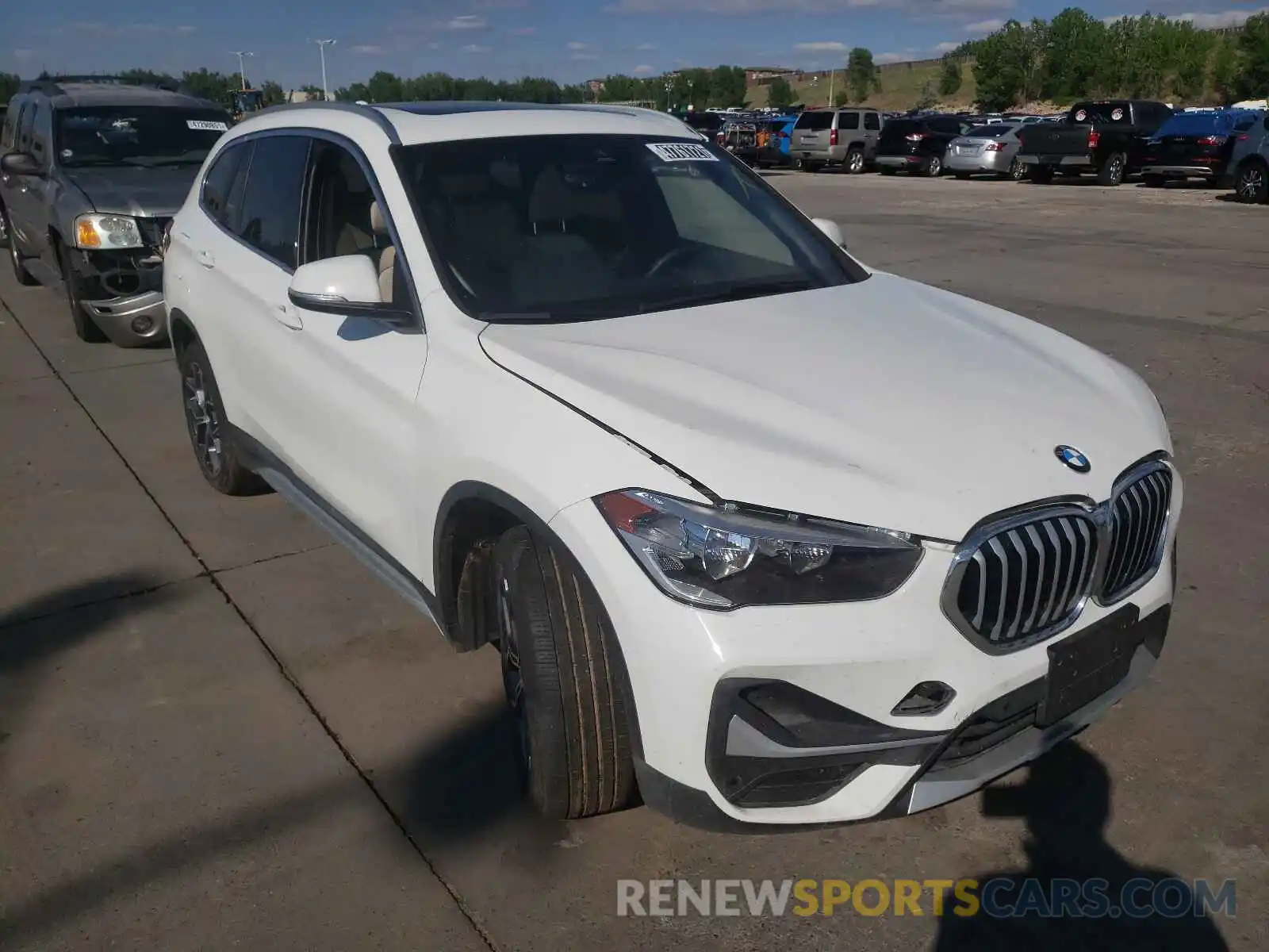 1 Photograph of a damaged car WBXJG9C02M5S89328 BMW X1 2021