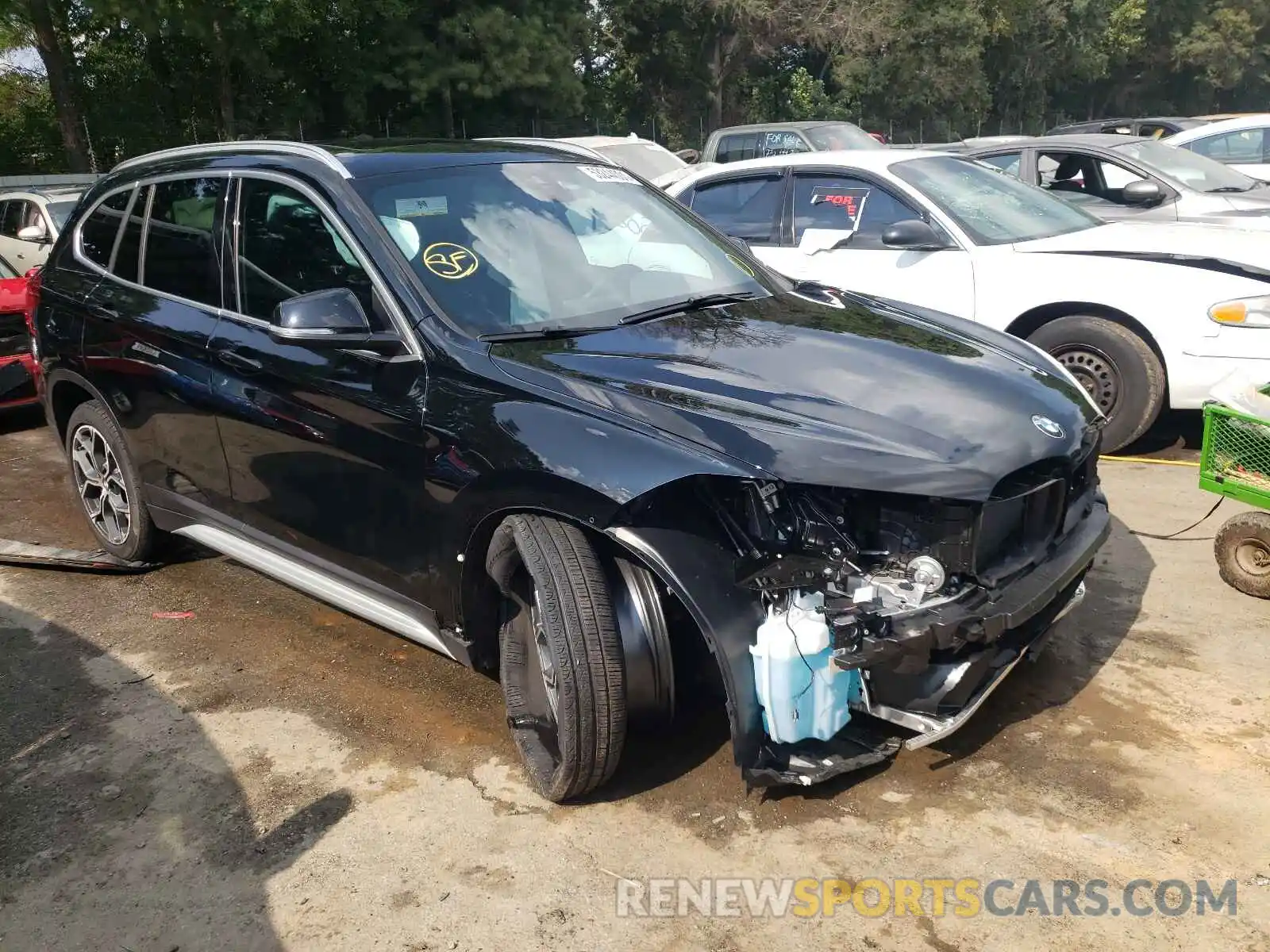 1 Photograph of a damaged car WBXJG9C02M5T16513 BMW X1 2021