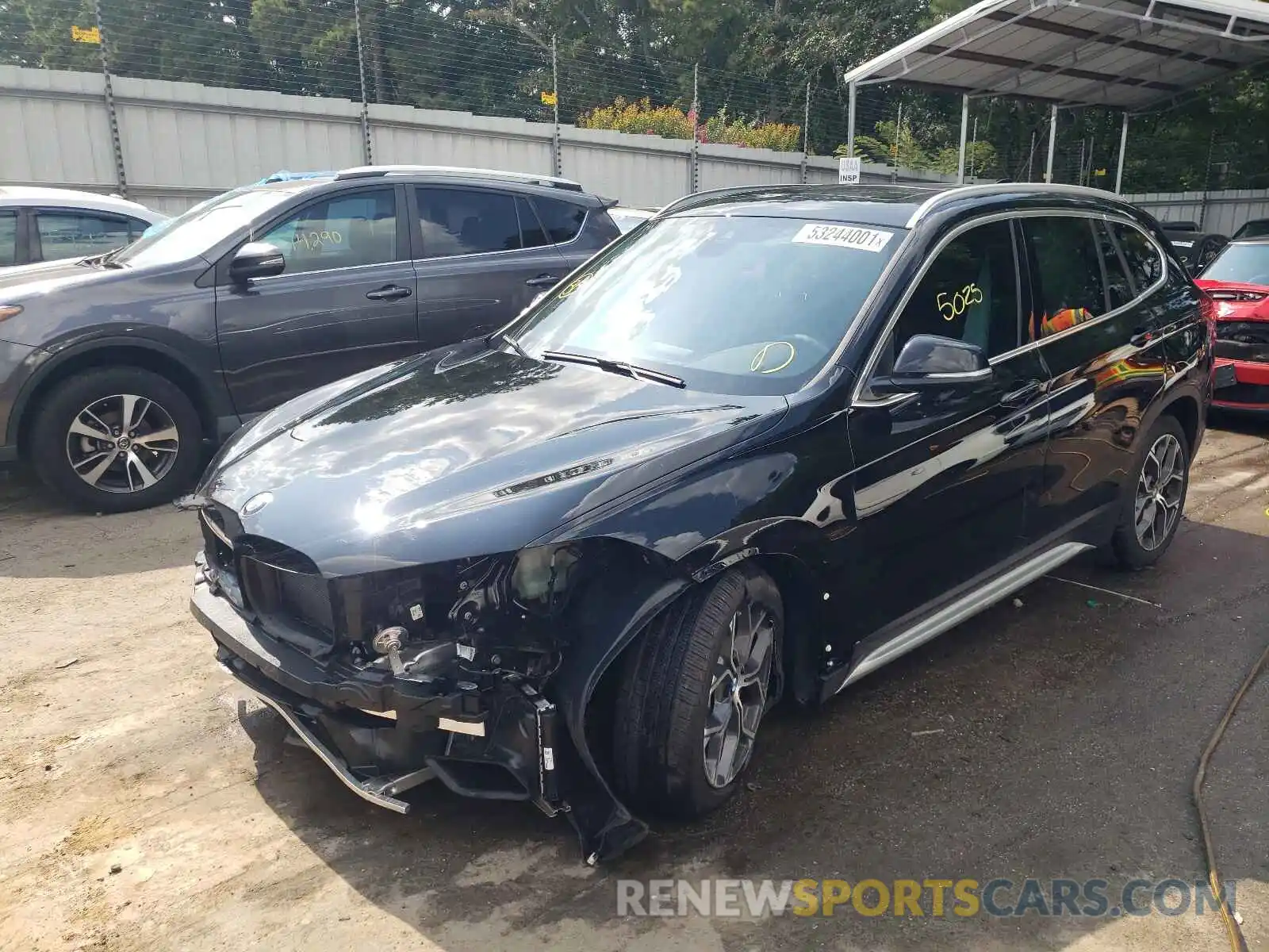 2 Photograph of a damaged car WBXJG9C02M5T16513 BMW X1 2021