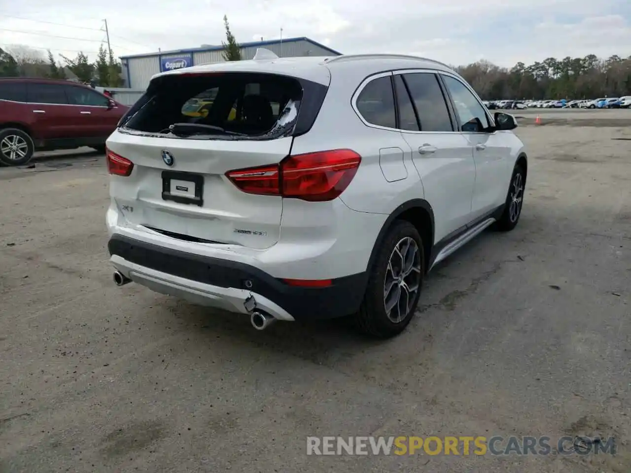 4 Photograph of a damaged car WBXJG9C02M5T93253 BMW X1 2021