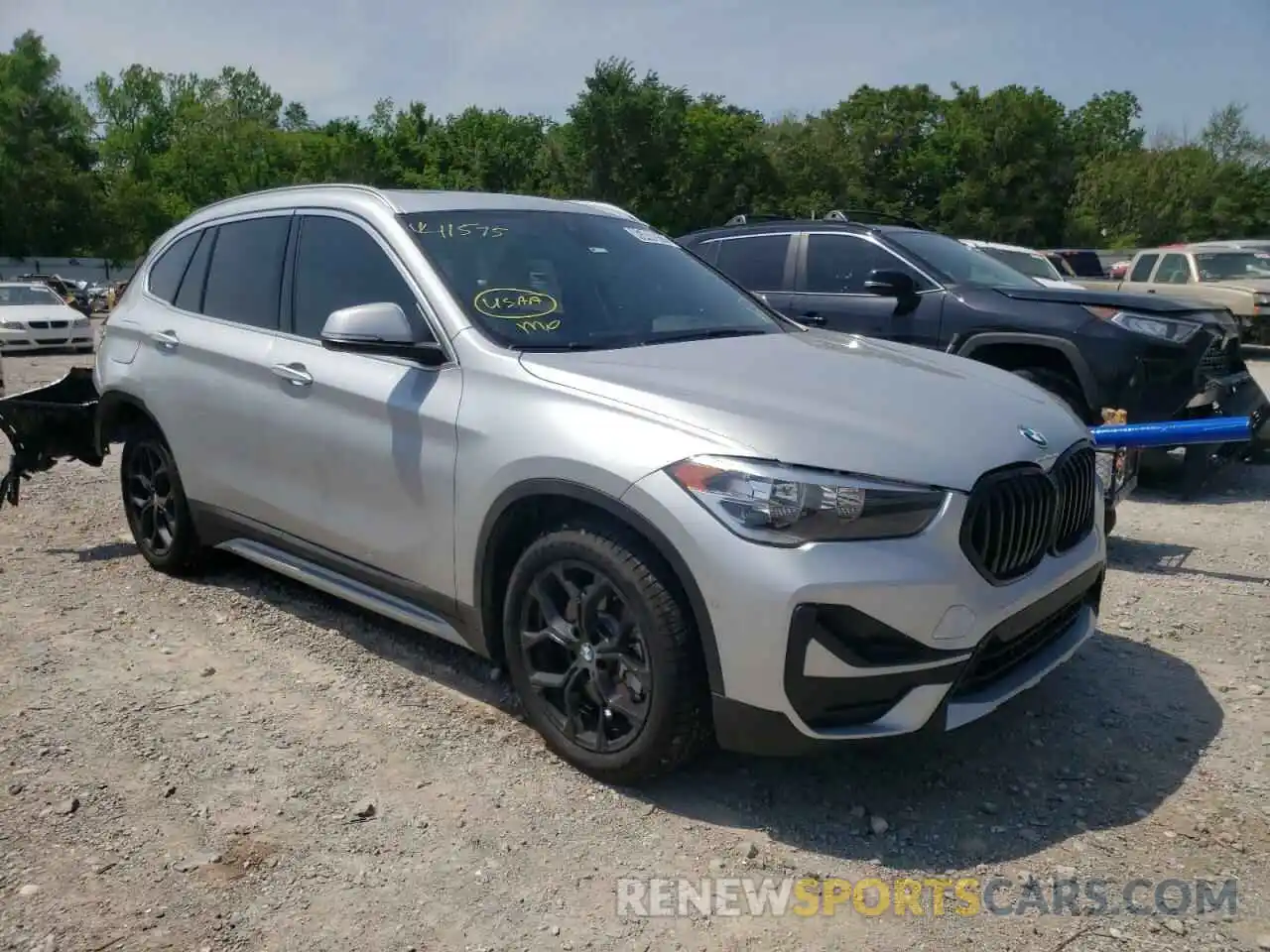 1 Photograph of a damaged car WBXJG9C02M5U41575 BMW X1 2021