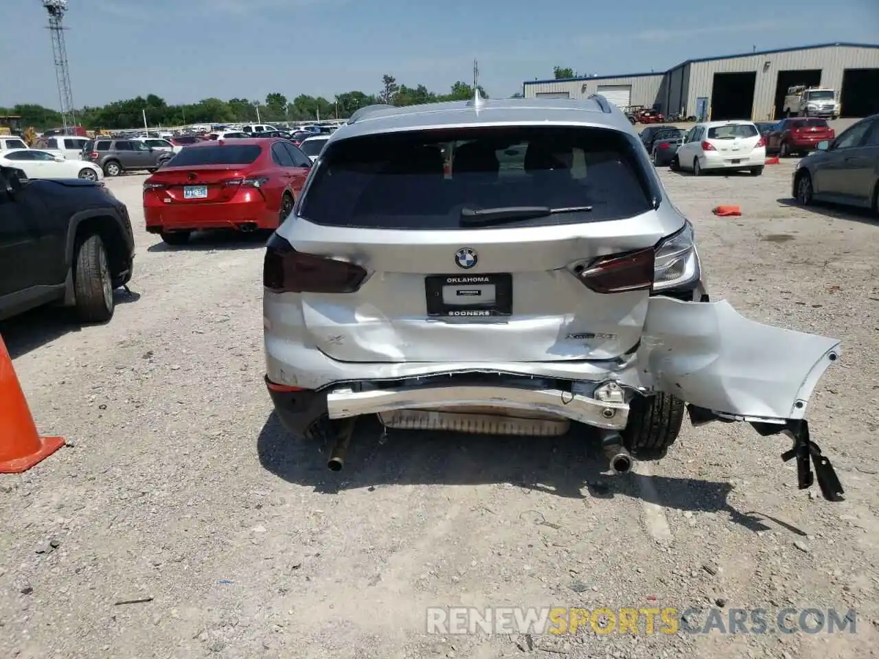 9 Photograph of a damaged car WBXJG9C02M5U41575 BMW X1 2021