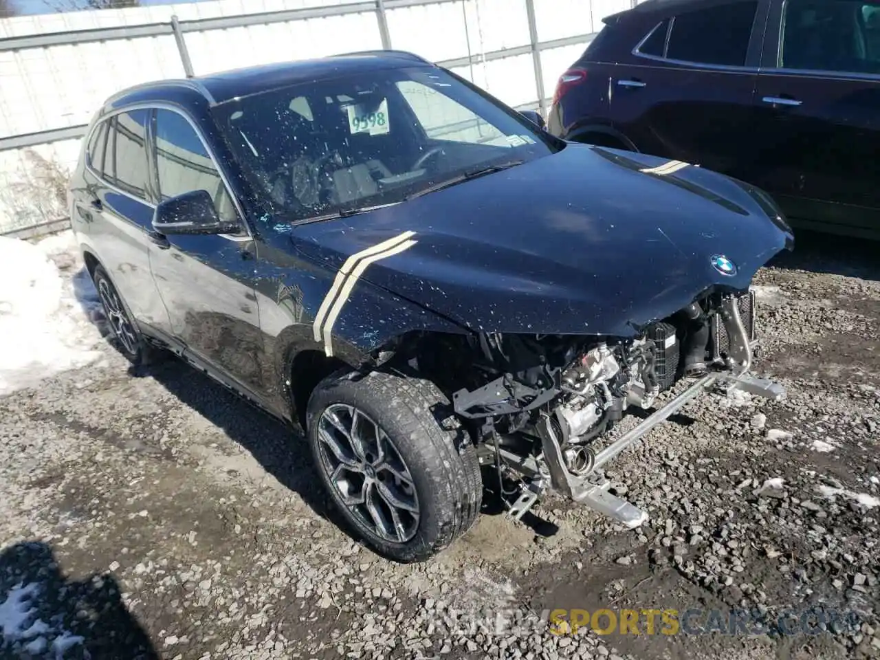 1 Photograph of a damaged car WBXJG9C03M3M74404 BMW X1 2021