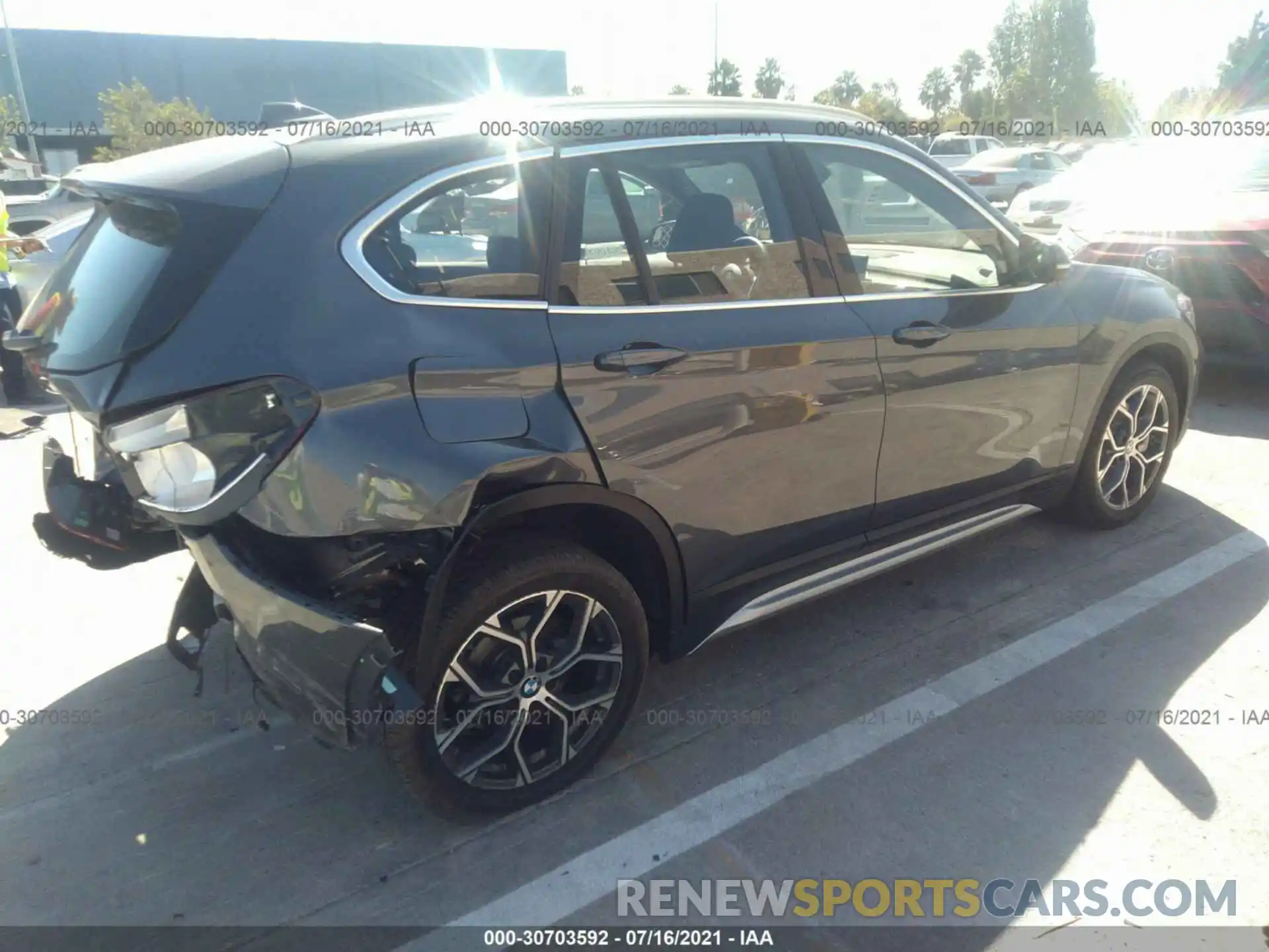 4 Photograph of a damaged car WBXJG9C03M5S10734 BMW X1 2021