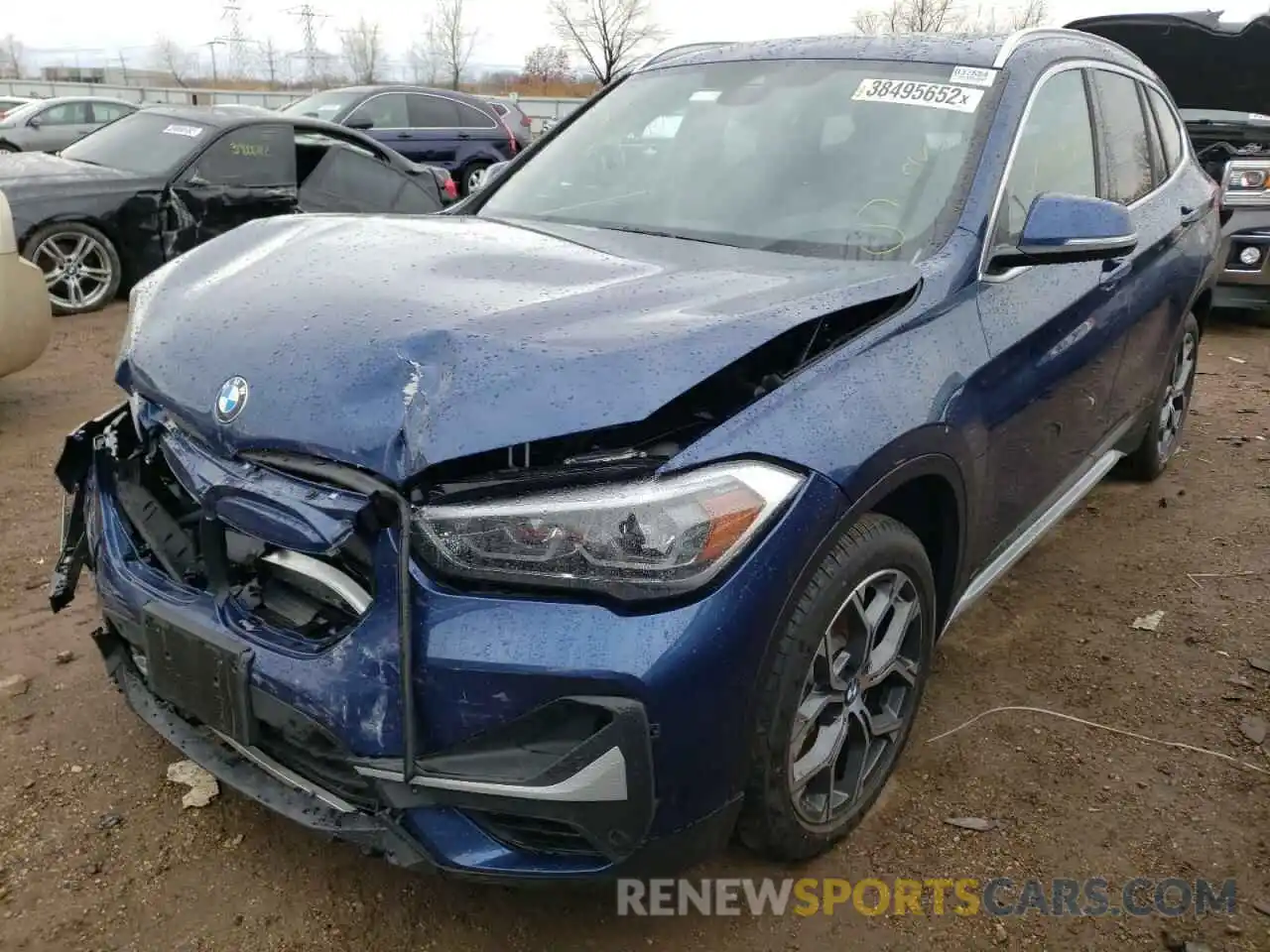 2 Photograph of a damaged car WBXJG9C03M5T03091 BMW X1 2021