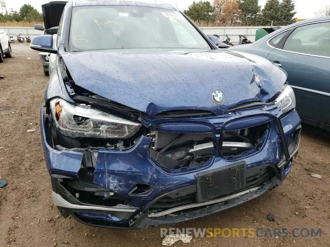 9 Photograph of a damaged car WBXJG9C03M5T03091 BMW X1 2021